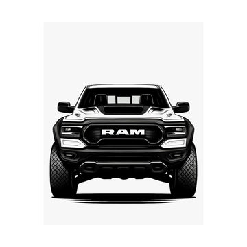 Dodge Ram 1500 TRX Print