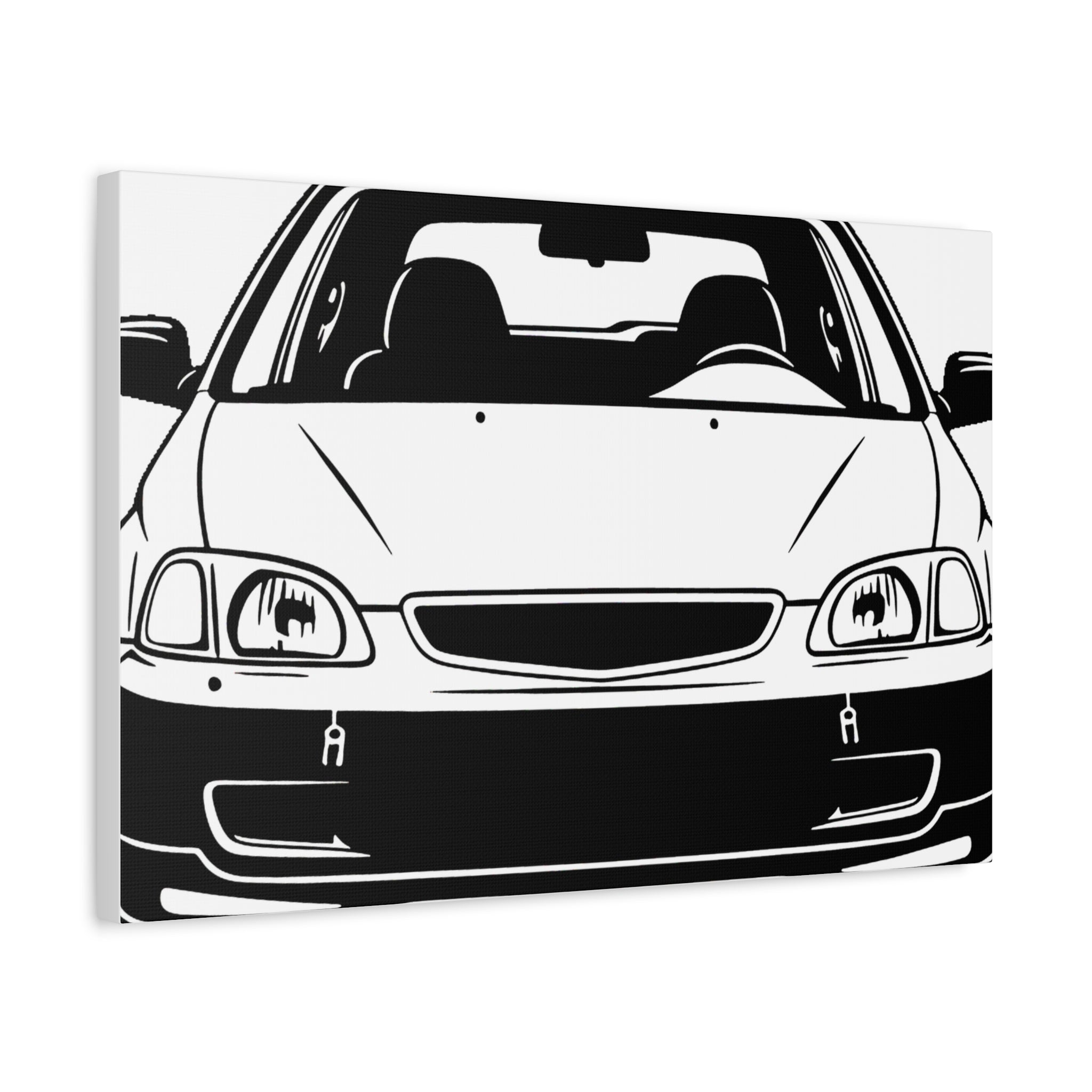 Honda Civic EK Hatch Canvas Wall Art