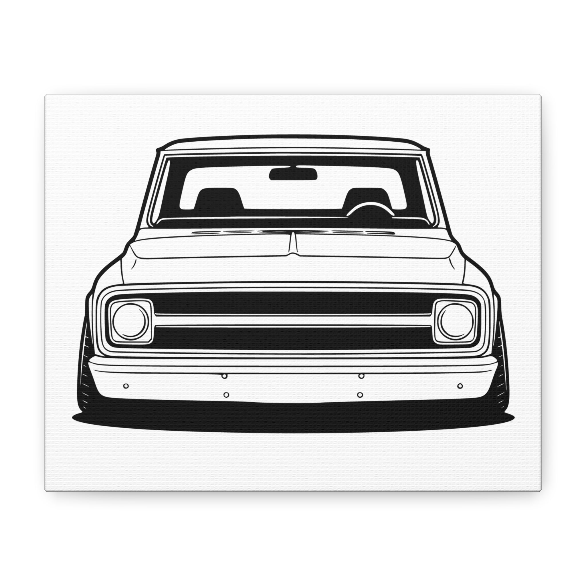 Chevy C10 Pickup (1967-72) Pro-Touring Canvas Wall Art