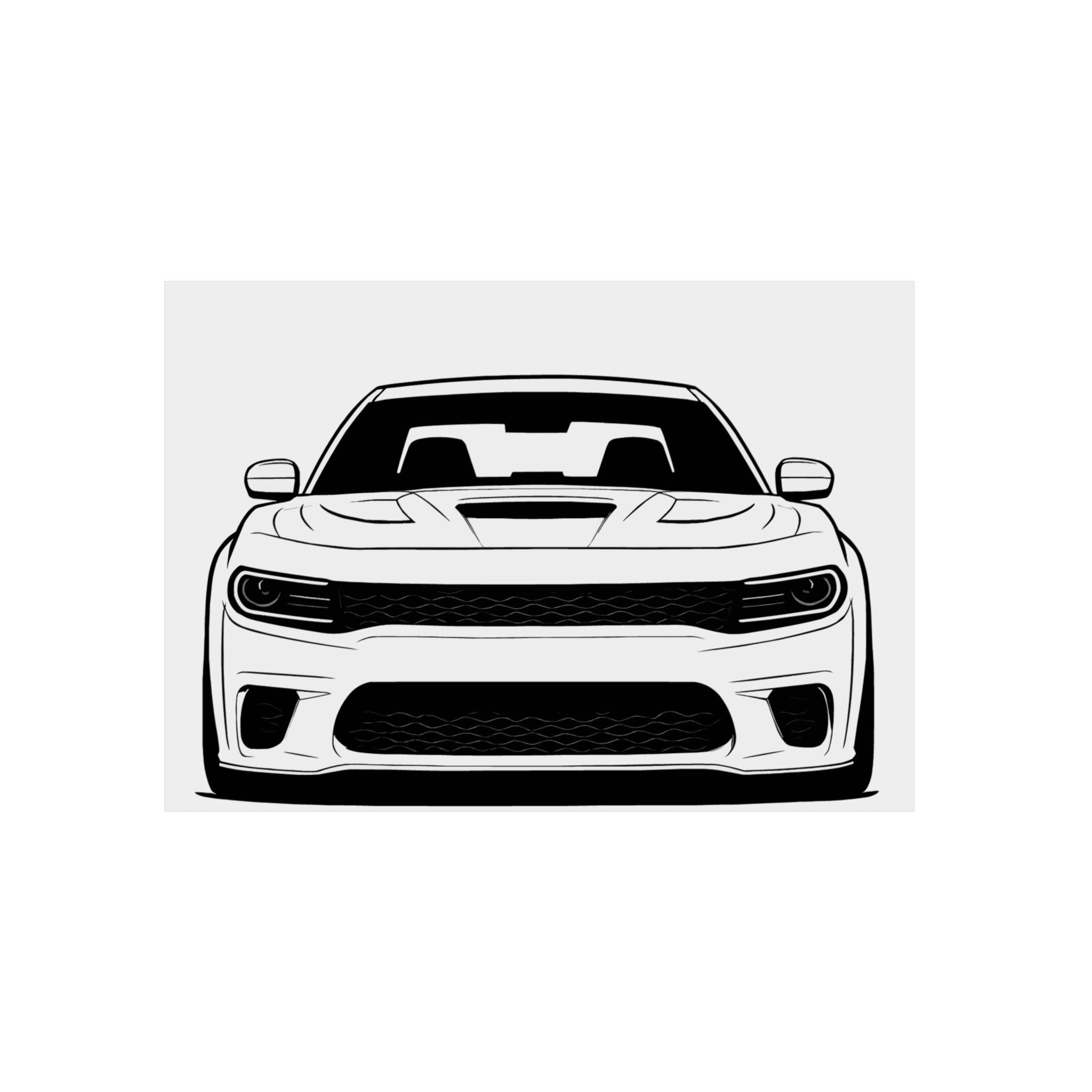 Dodge Charger SRT Hellcat | Metal Wall Sign