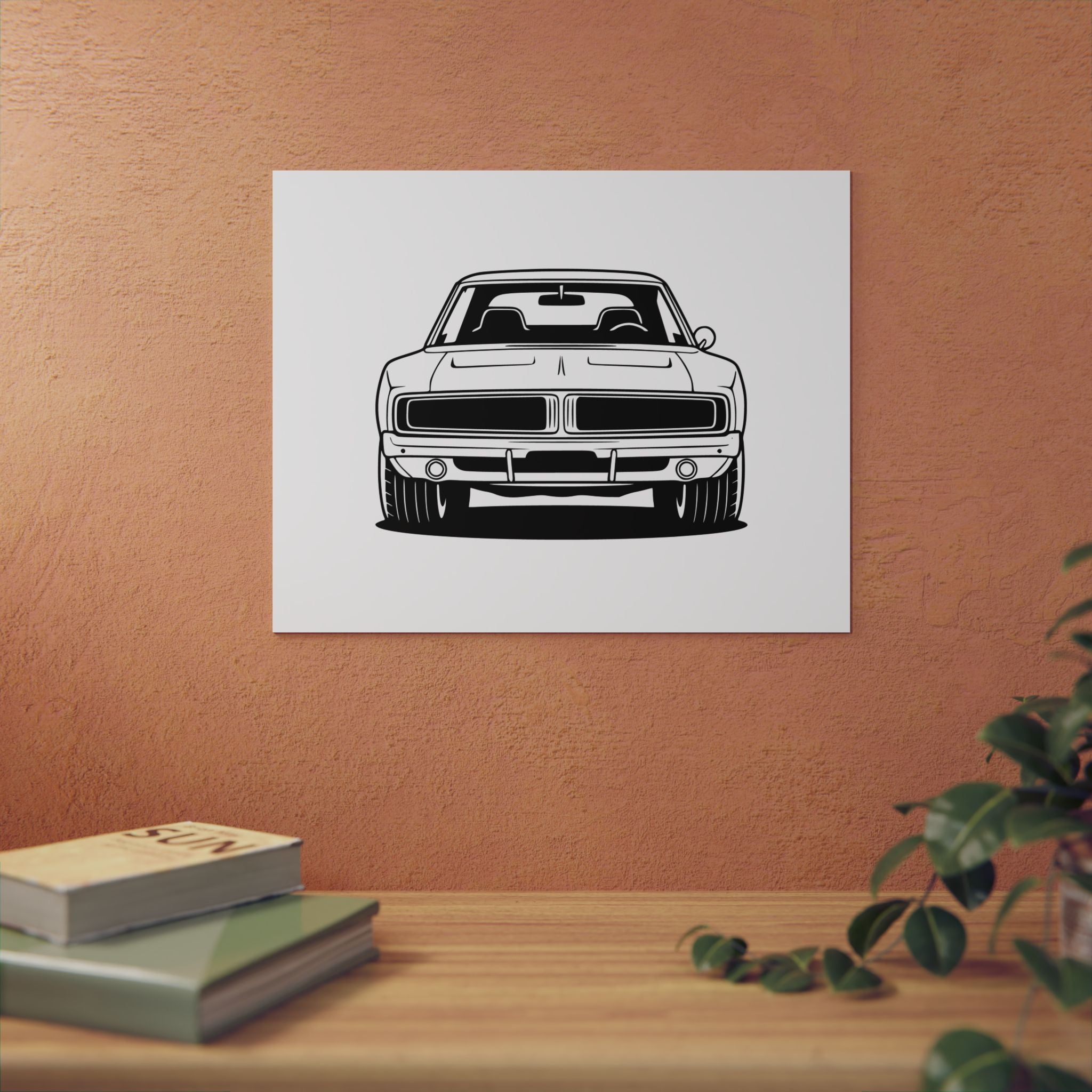 Dodge Charger R/T (1968-70) Resto-Mod Metal Wall Sign