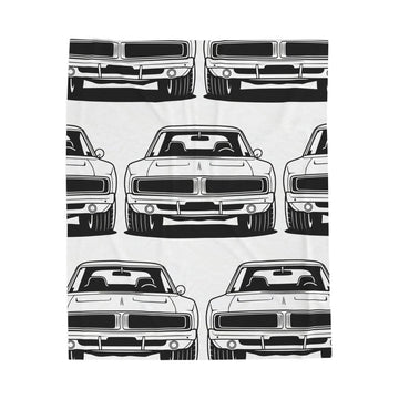 Dodge Charger R/T (1968-70) Resto-Mod Velveteen Plush Blanket