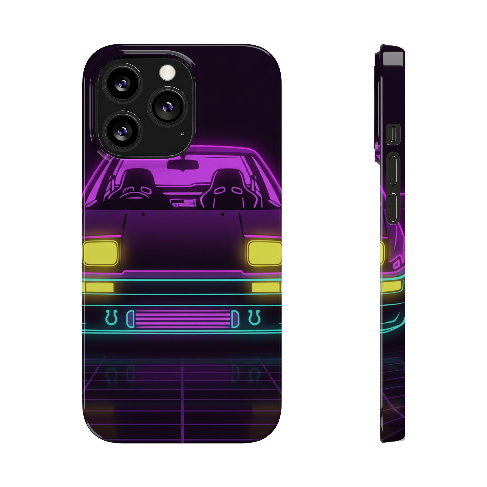 Toyota AE86 (1983-87) Neon Synthwave Phone Case