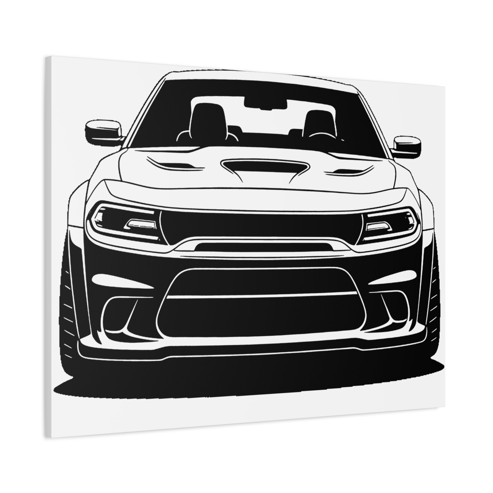 Dodge Challenger SRT Hellcat Canvas Wall Art