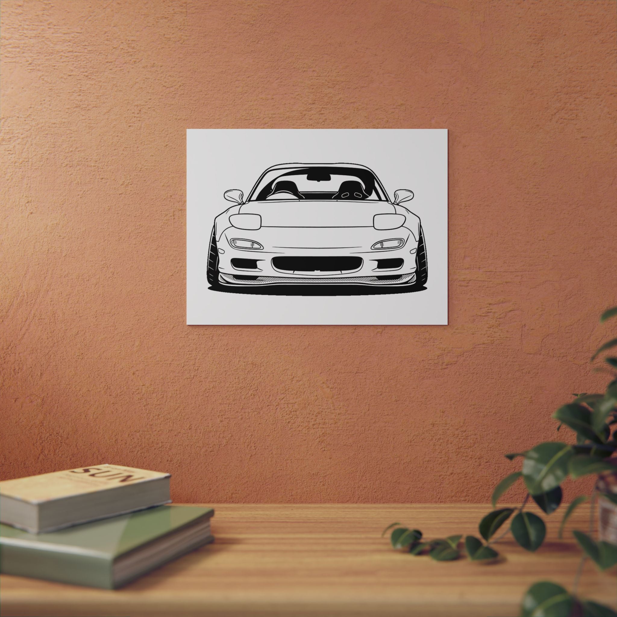 Mazda RX-7 FD Metal Wall Sign