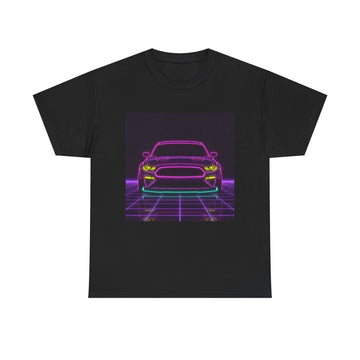 Ford Mustang GT (S650) Neon Synthwave Unisex Tee
