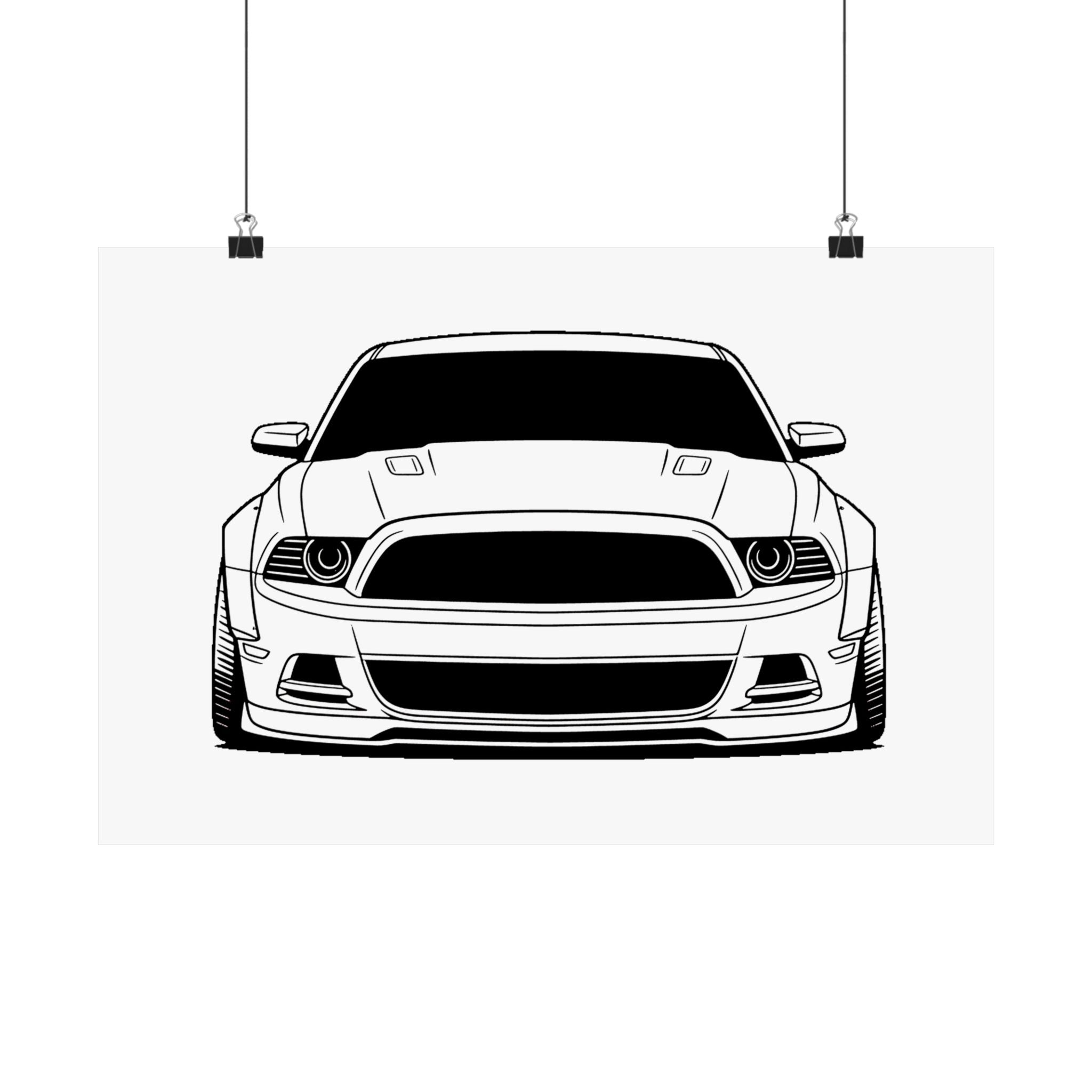 Ford Mustang GT (S197) Poster
