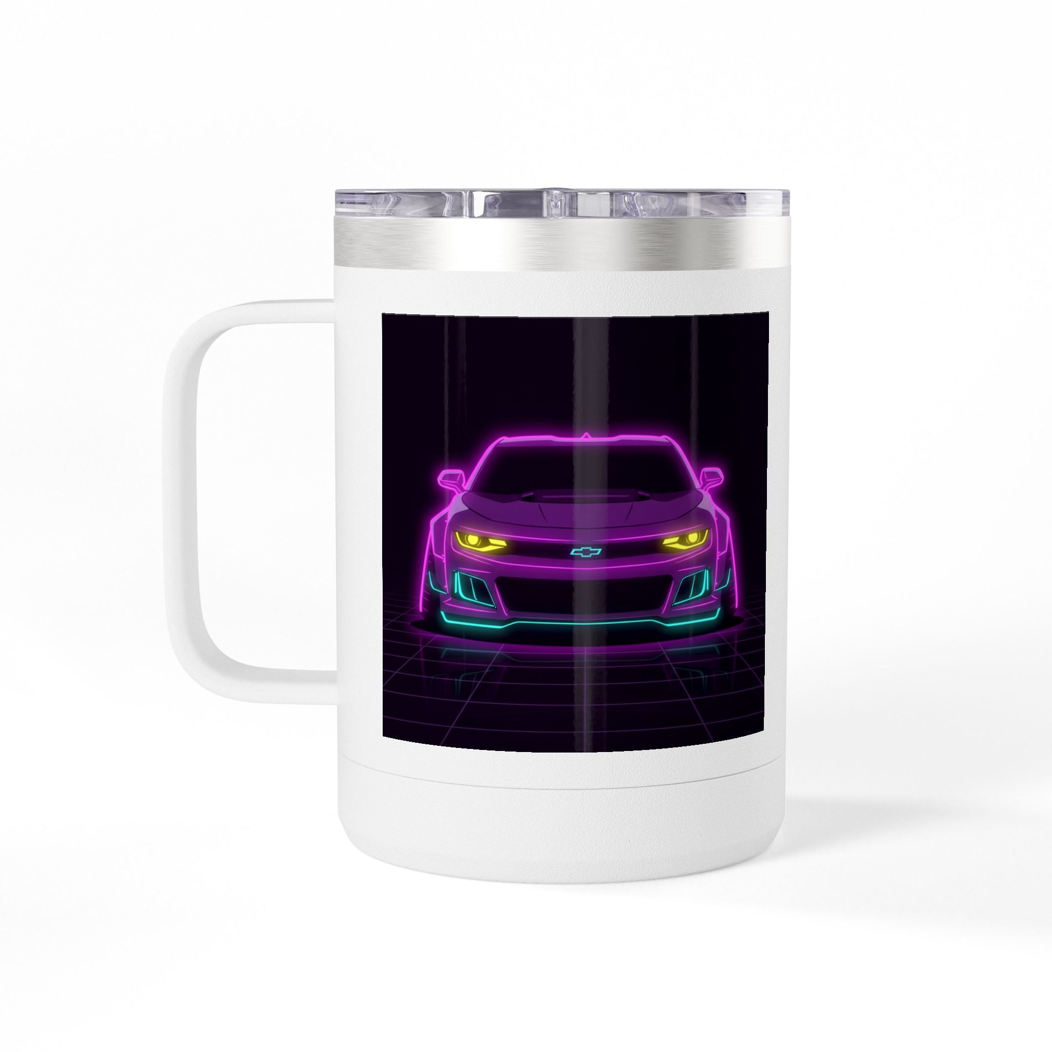Chevrolet Camaro ZL1 Neon Synthwave Coffee Mug