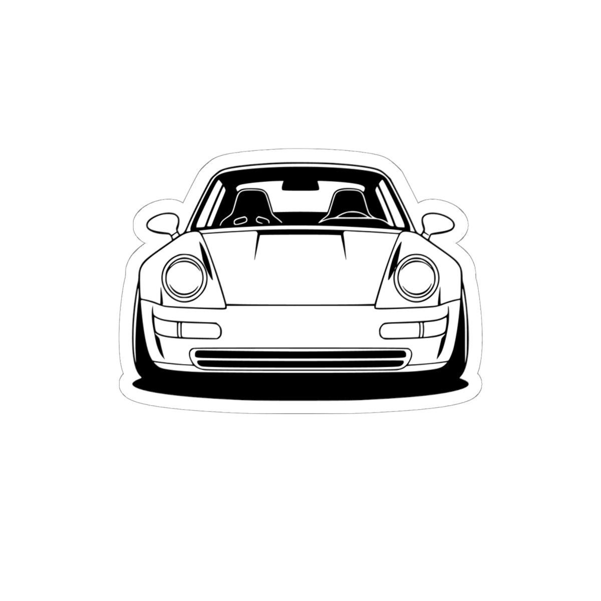 Porsche 964 Singer Sticker