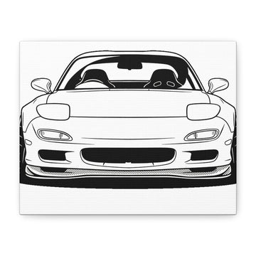 Mazda RX-7 FD Canvas Wall Art
