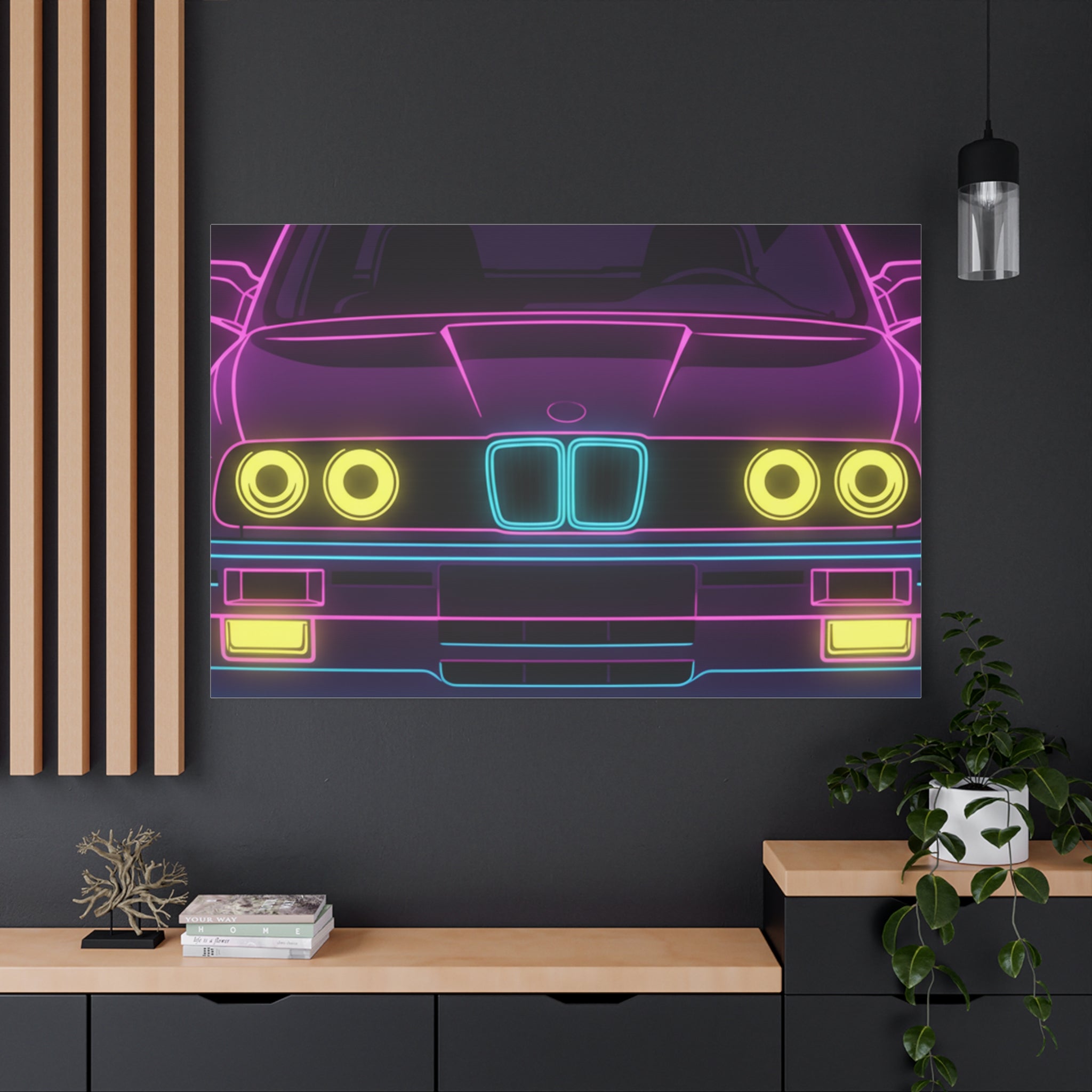 BMW E30 Canvas Wall Art