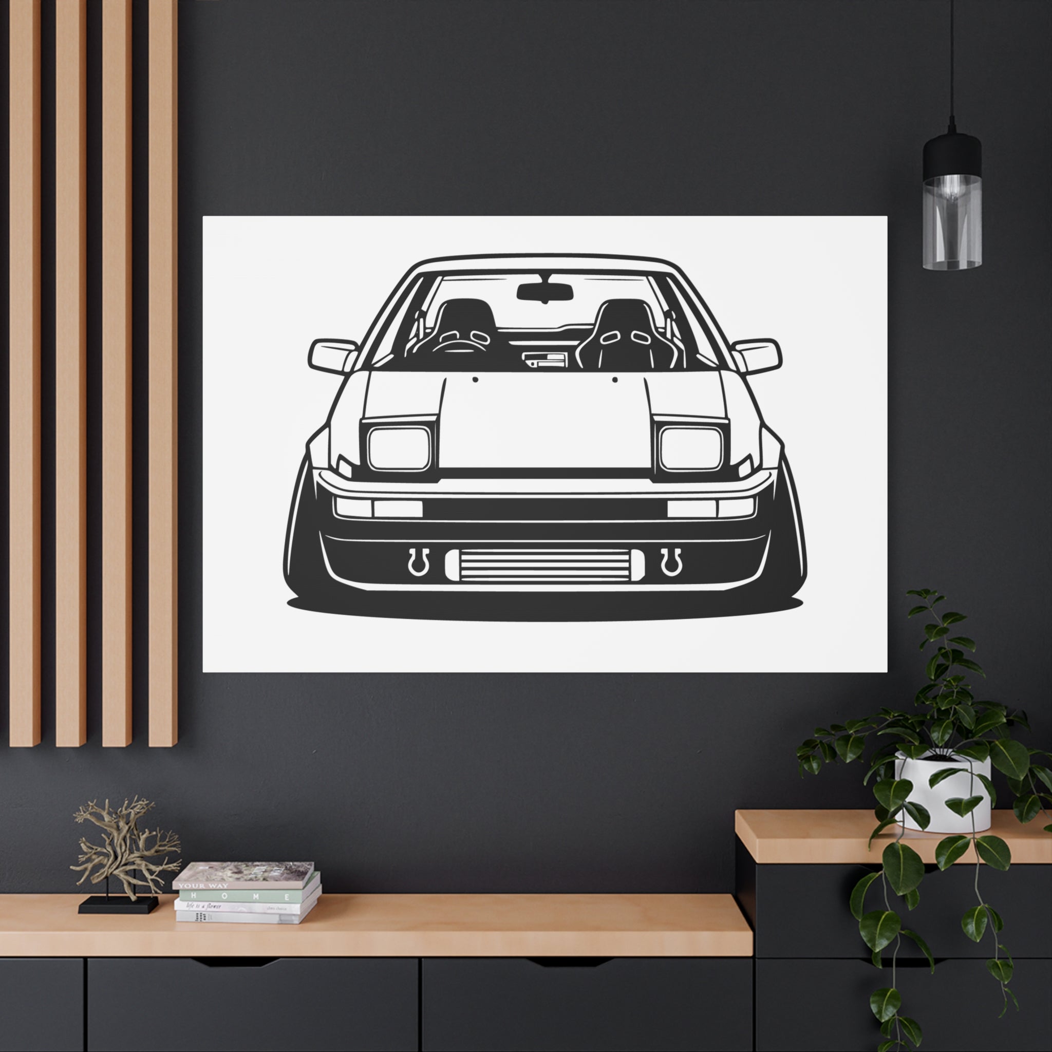 Toyota AE86 (1983-87) Canvas Wall Art