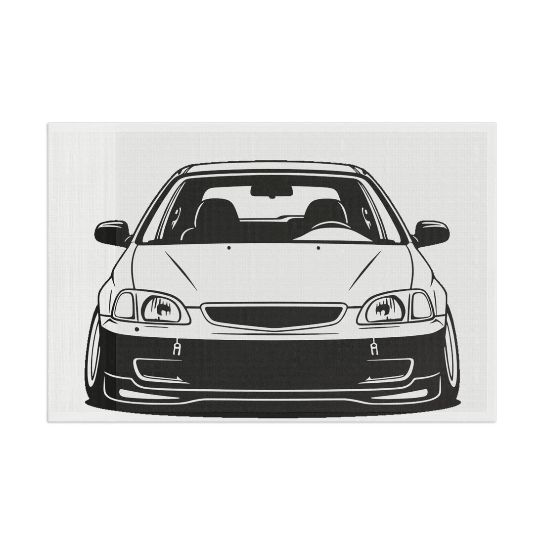 Honda Civic EK Hatch Garage Flag
