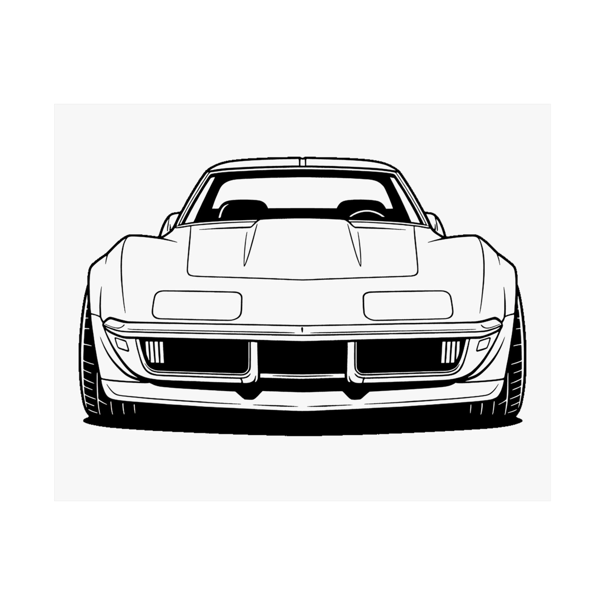 1969 Corvette Stingray C3 Poster