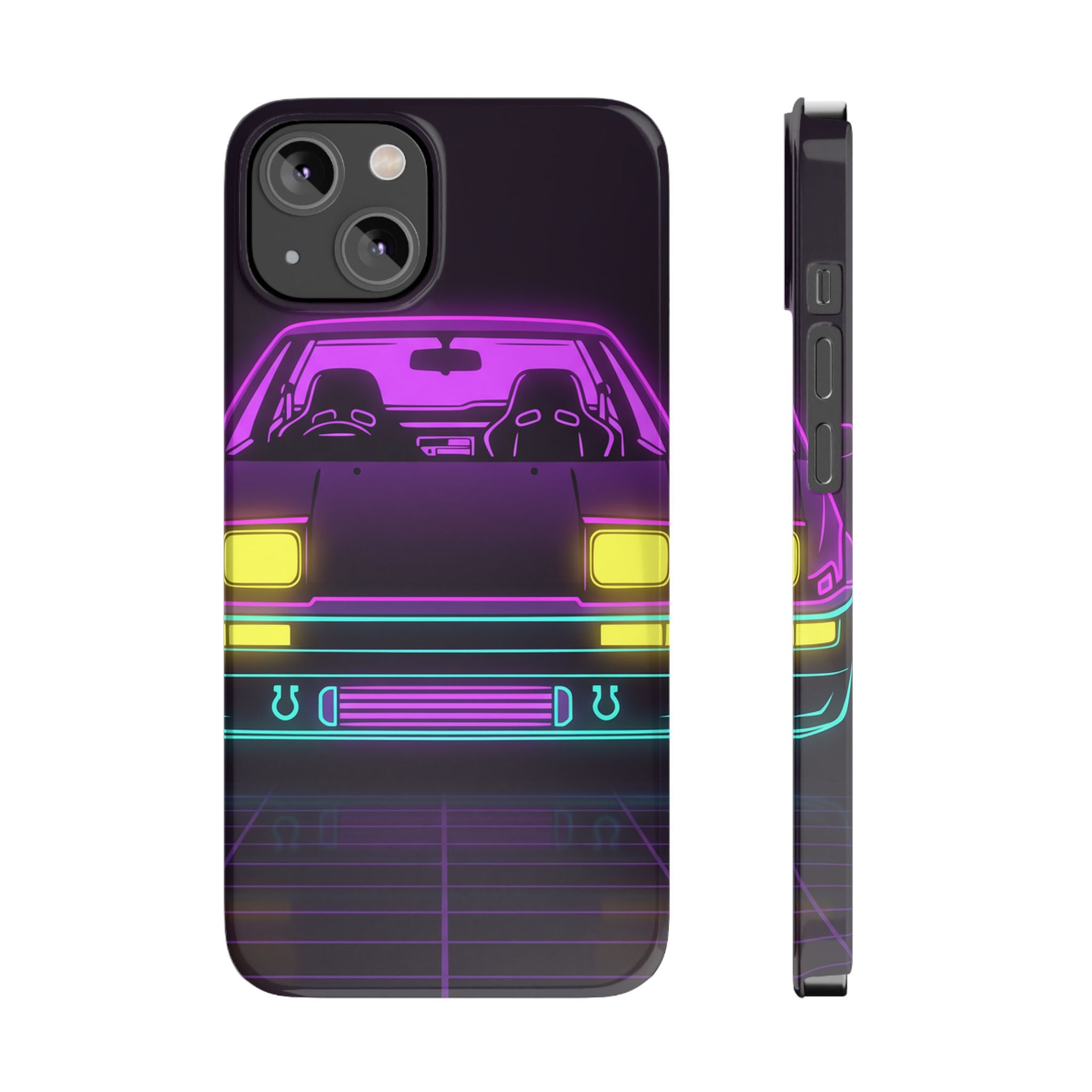 Toyota AE86 (1983-87) Neon Synthwave Phone Case