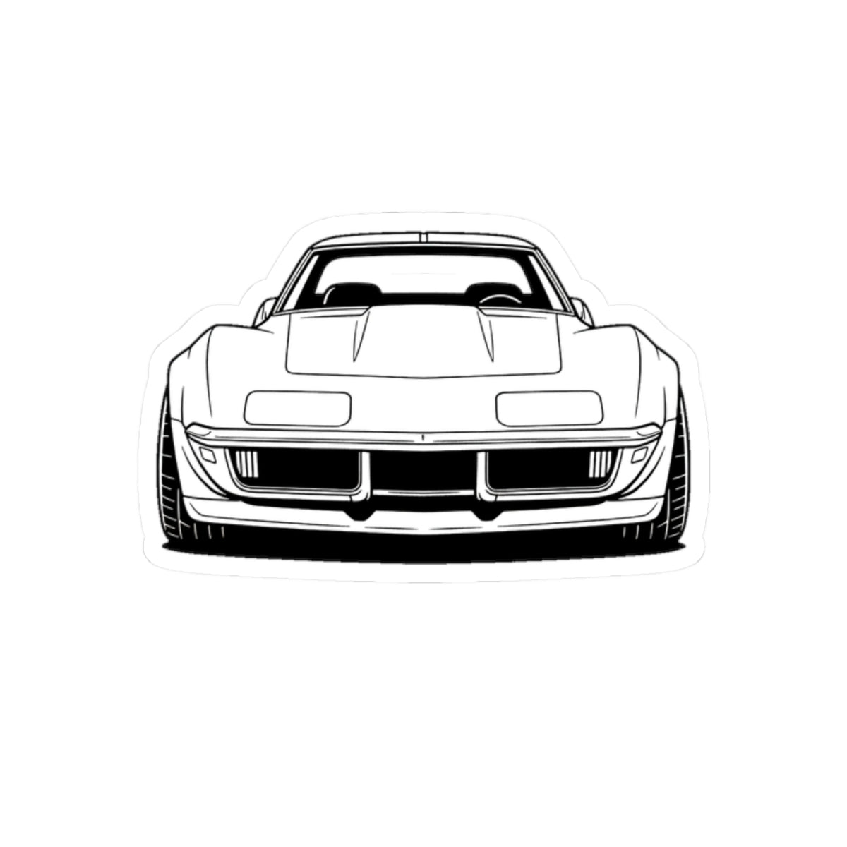 1969 Corvette Stingray C3 Sticker