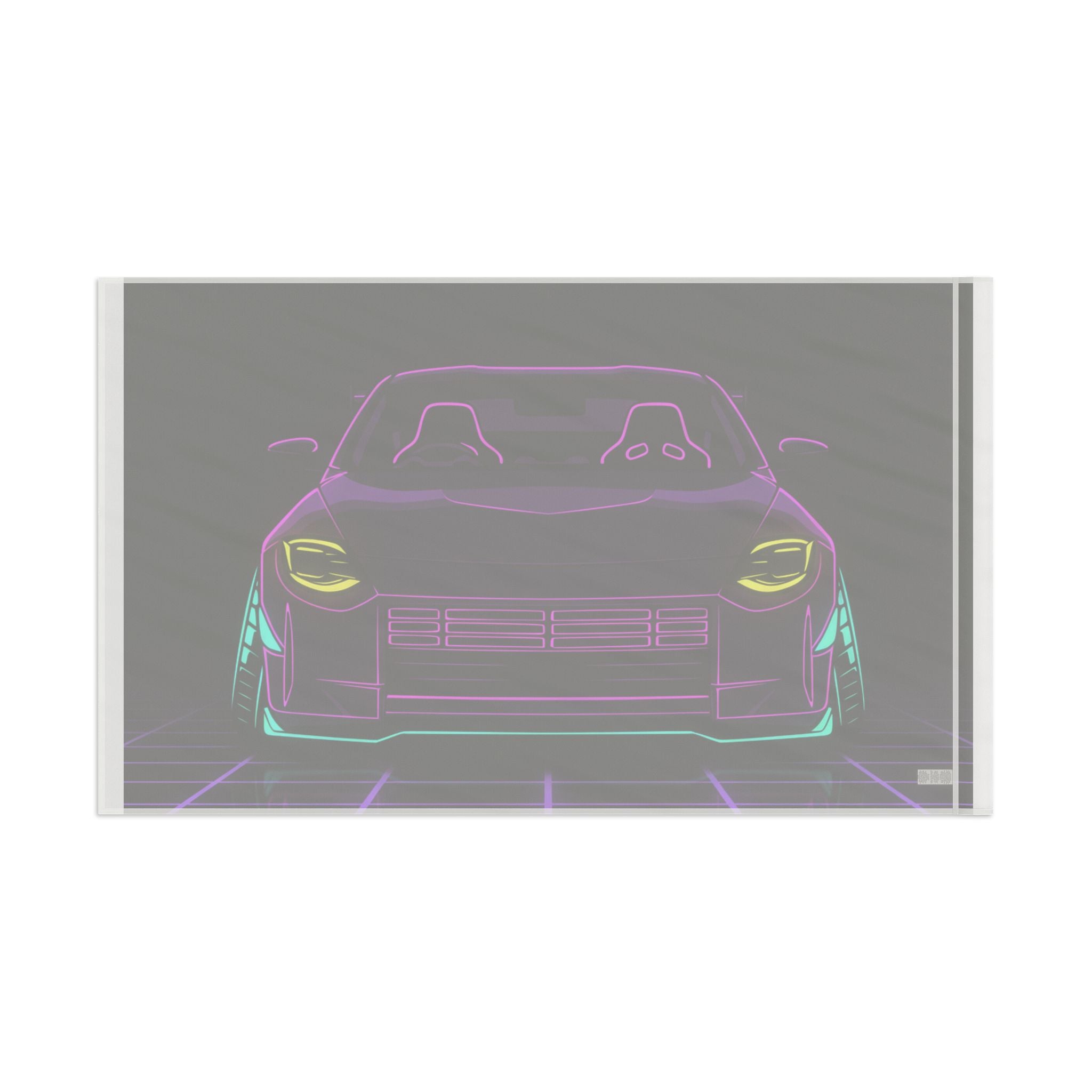 Nissan Z RZ34 (2023+) Neon Synthwave Garage Flag