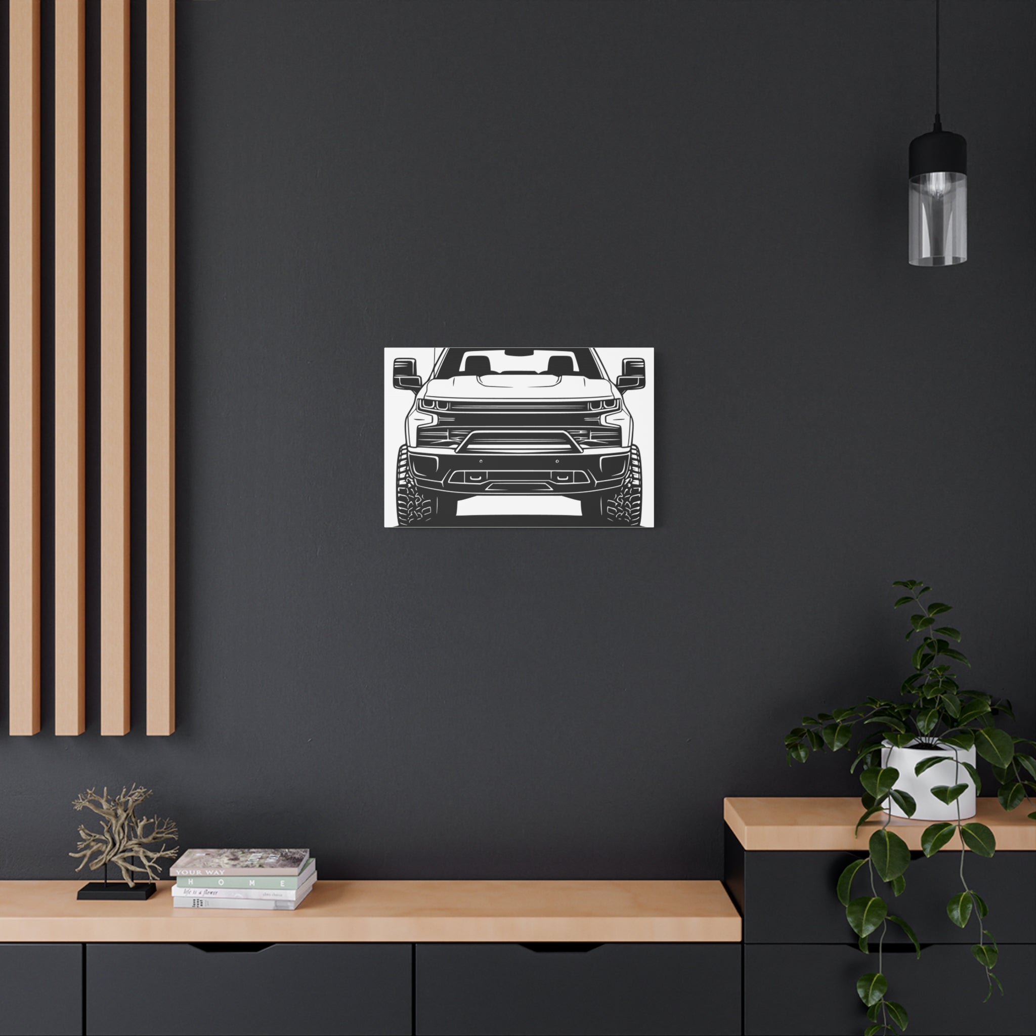 Chevy Silverado Trail Boss (2019+) Canvas Wall Art