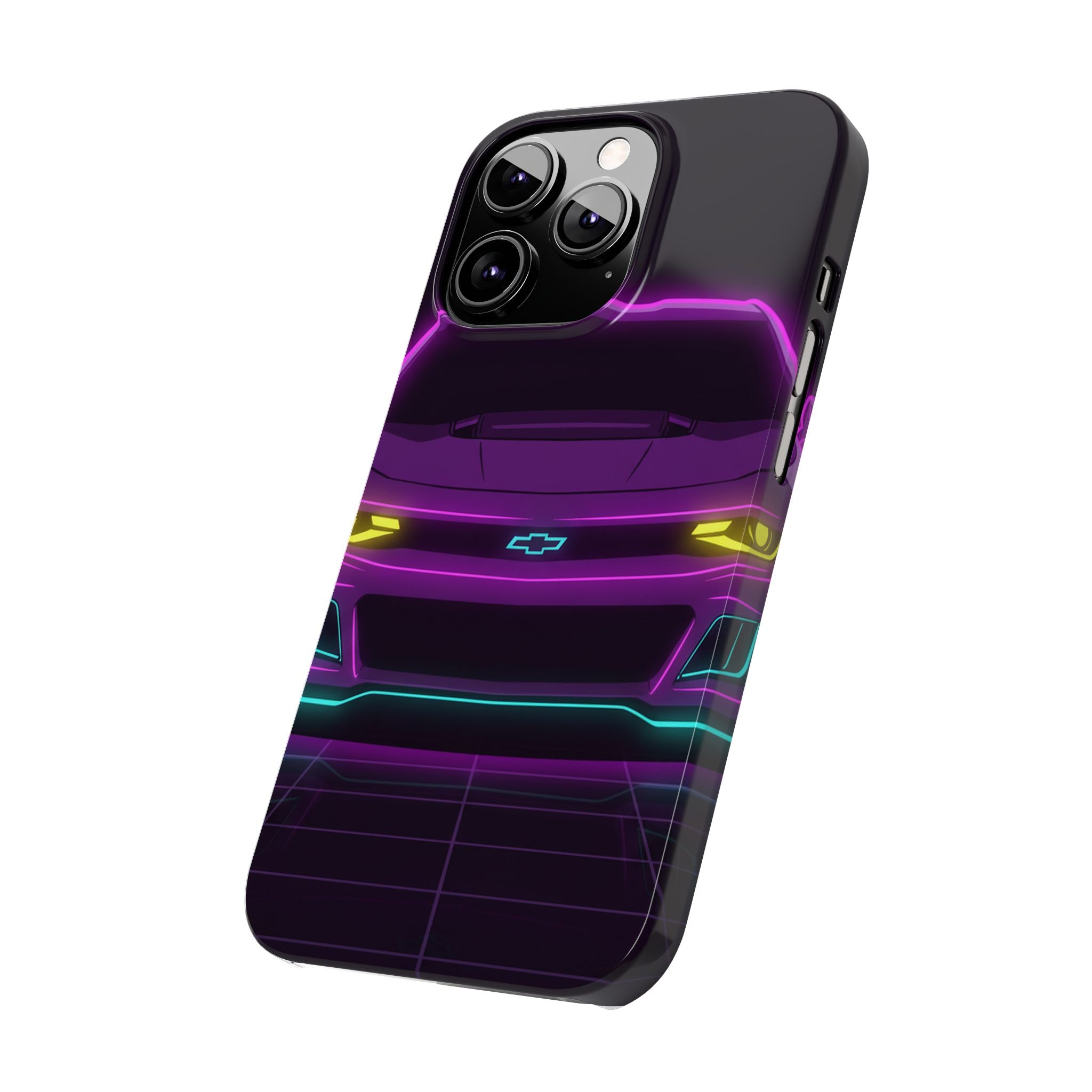 Chevrolet Camaro ZL1 Neon Synthwave Phone Case