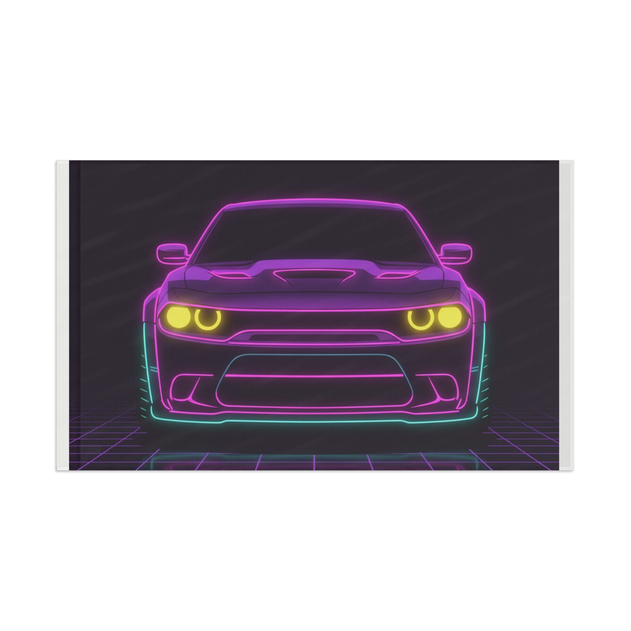 Dodge Challenger SRT Hellcat Garage Flag