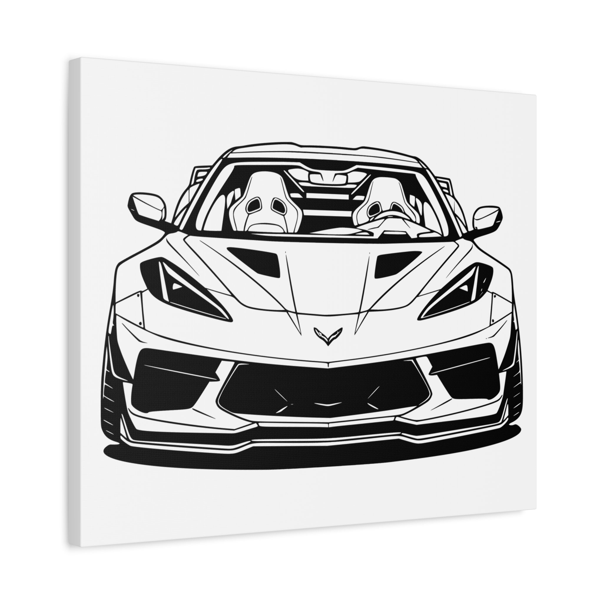 Corvette C8 (2020+) Canvas Wall Art