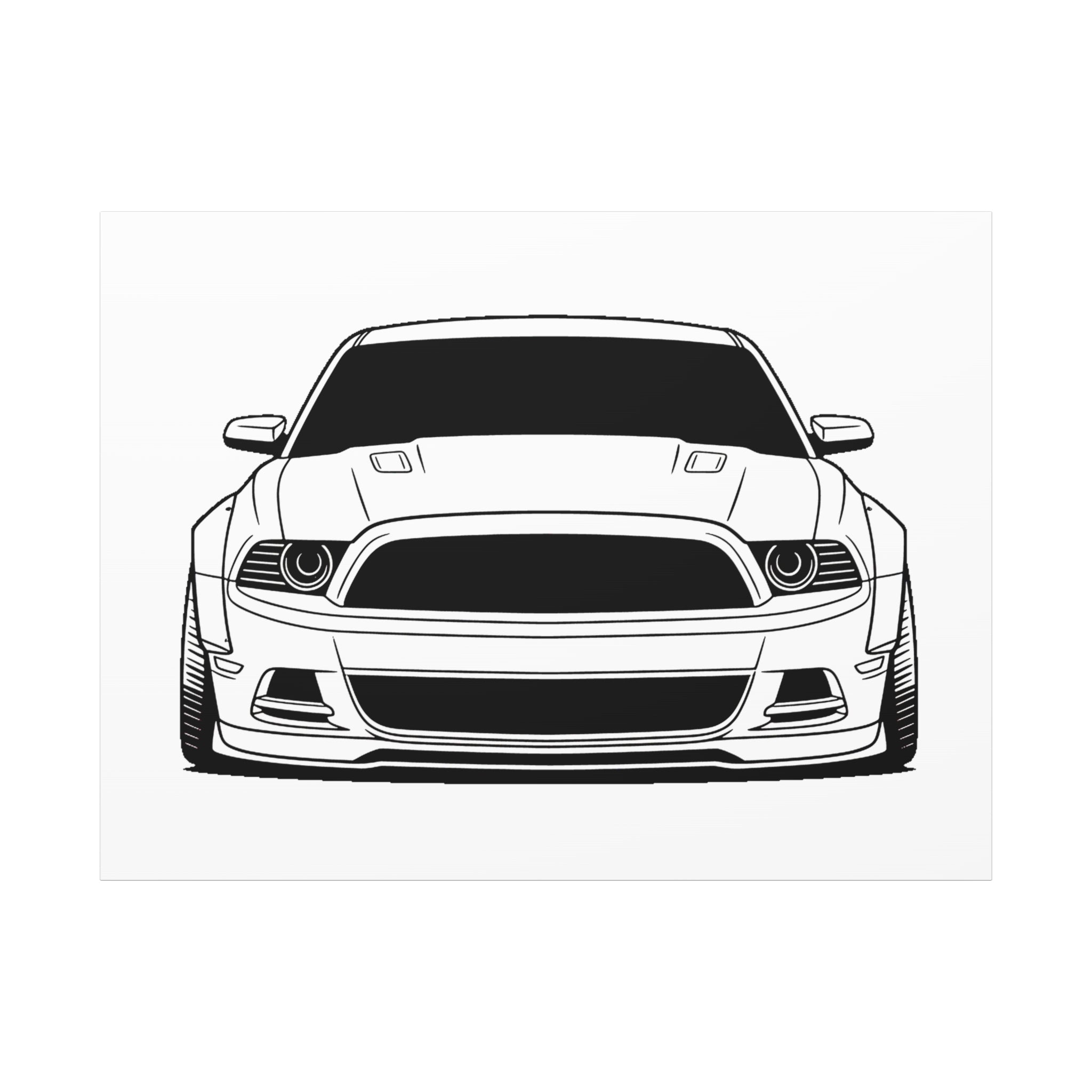 Ford Mustang GT (S197) Canvas Wall Art