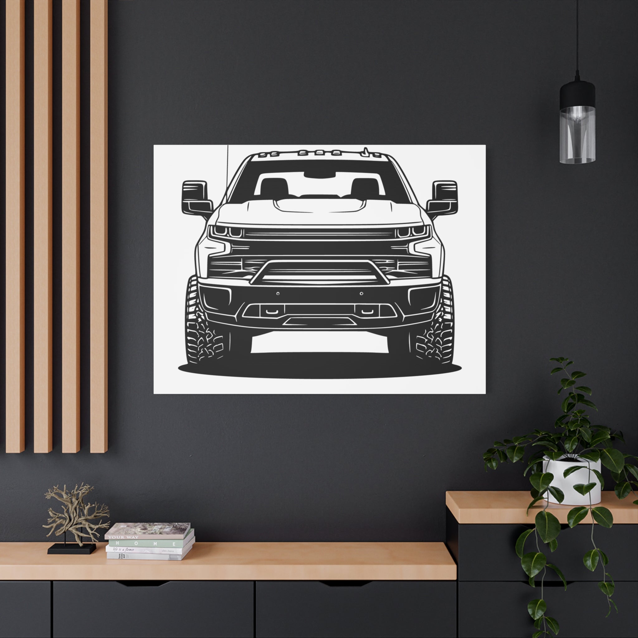 Chevy Silverado Trail Boss (2019+) Canvas Wall Art