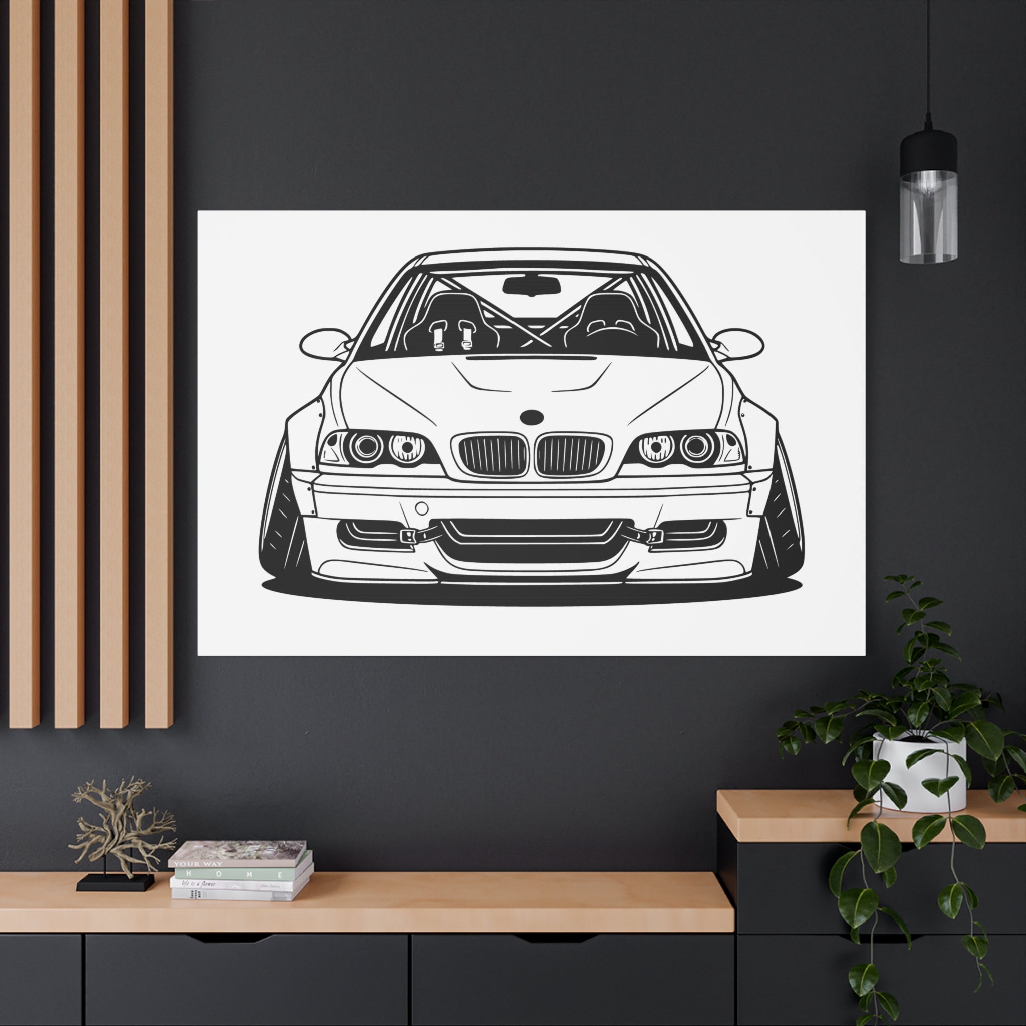 BMW E46 M3 (2000-06) Canvas Wall Art