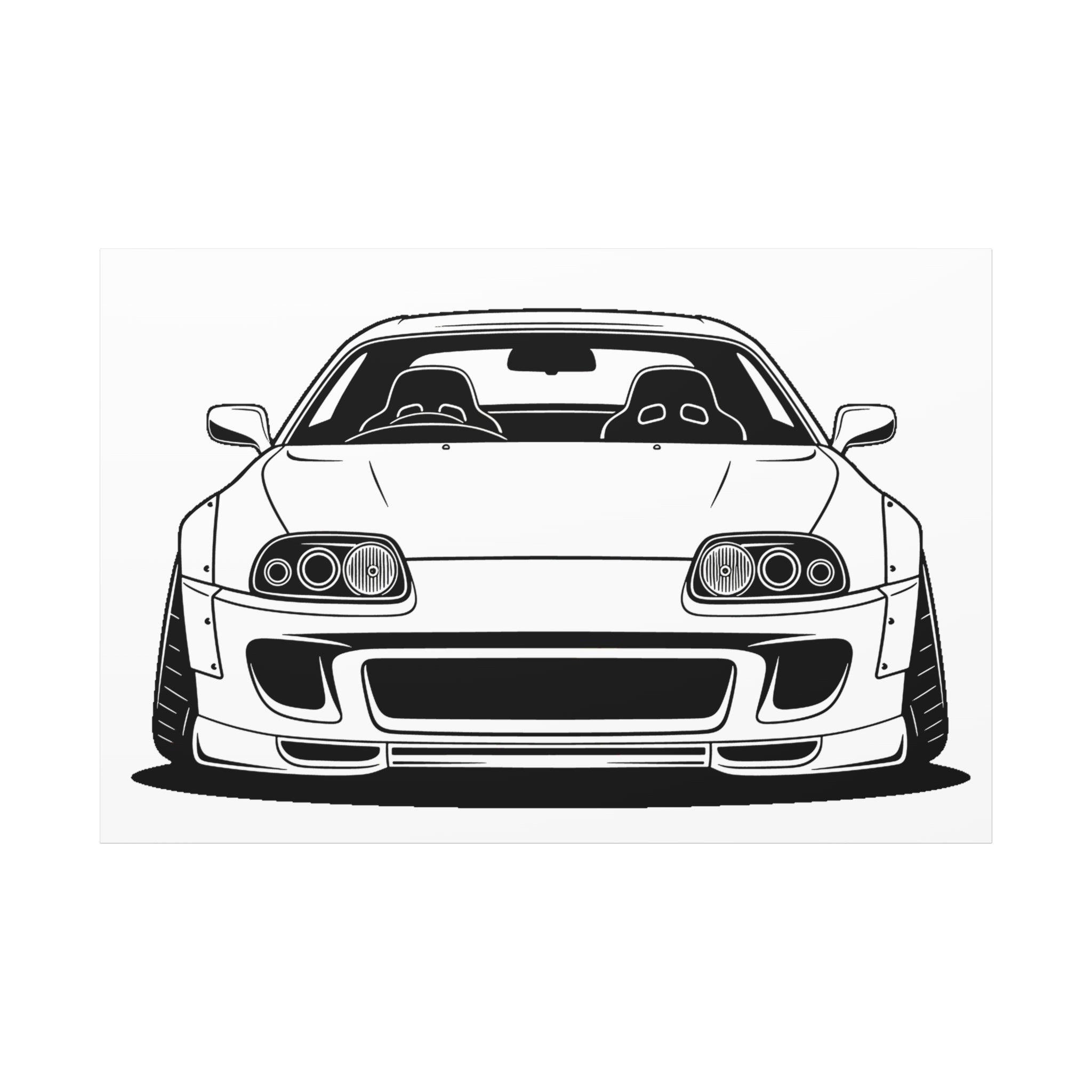 Toyota Supra MK4 Canvas Wall Art