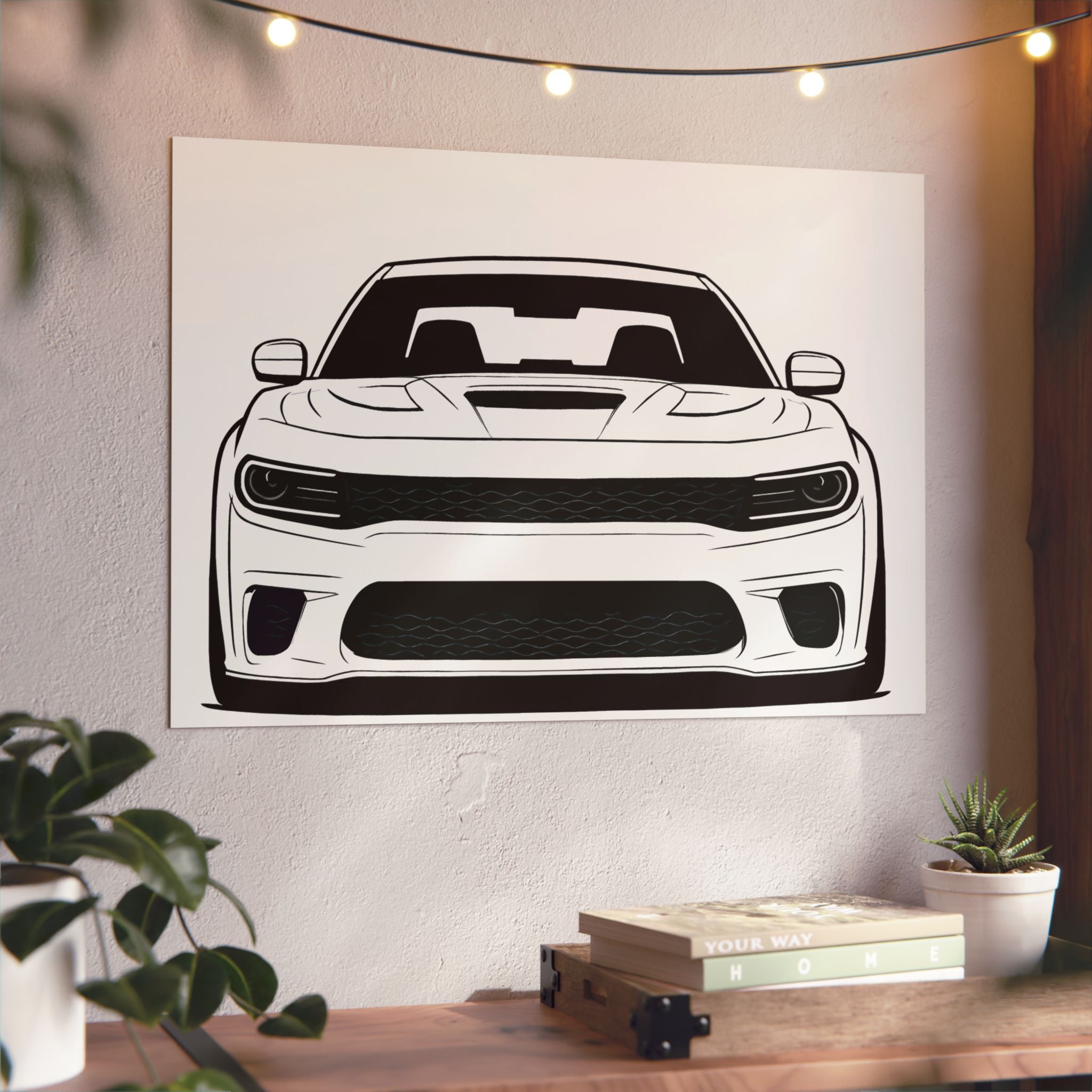Dodge Charger SRT Hellcat | Metal Wall Sign