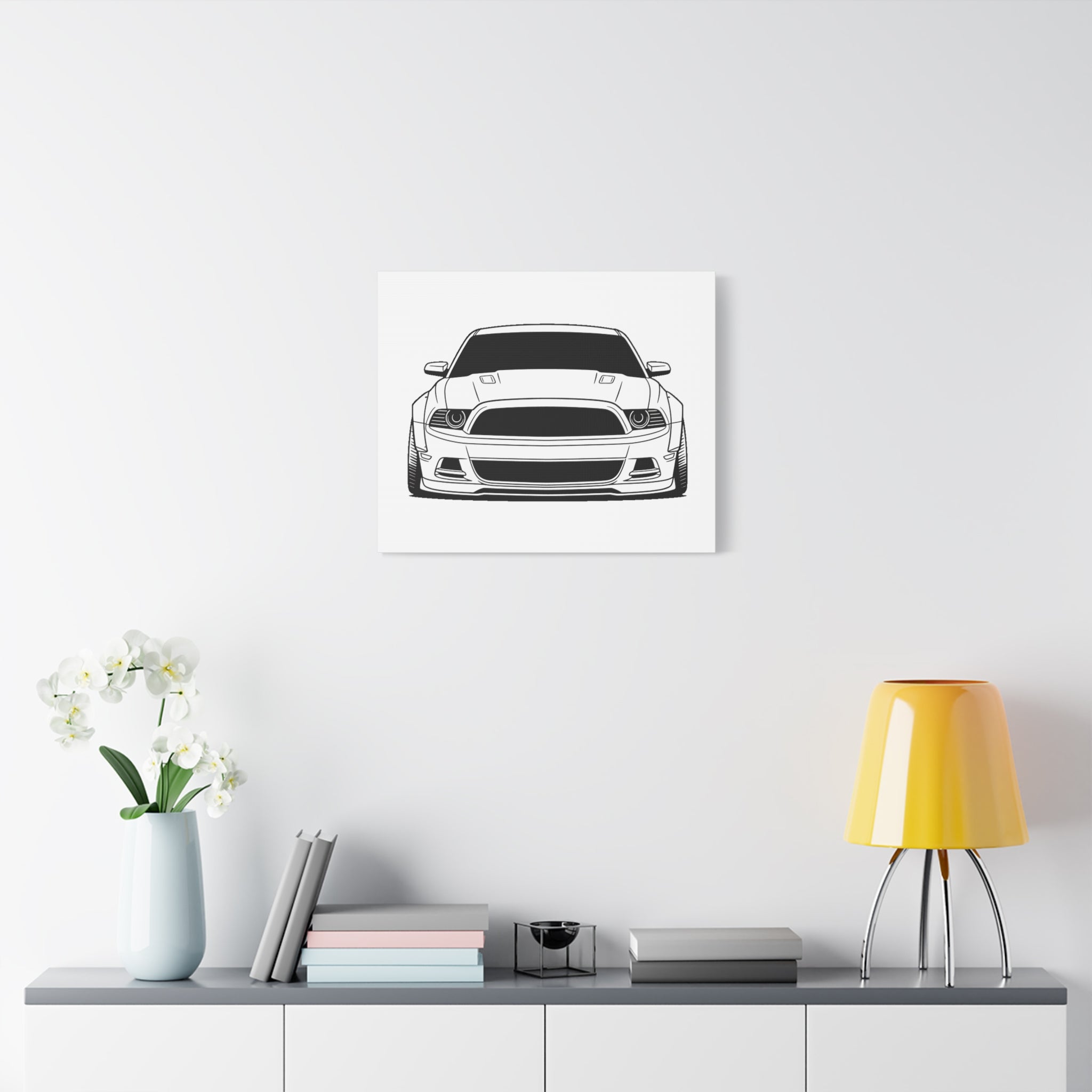 Ford Mustang GT (S197) Canvas Wall Art