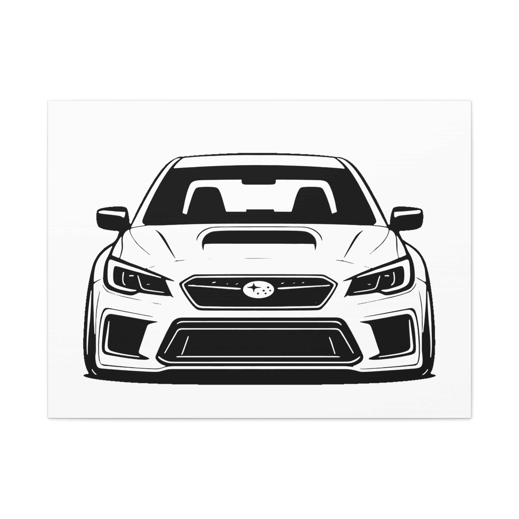 Subaru WRX STI Canvas Wall Art