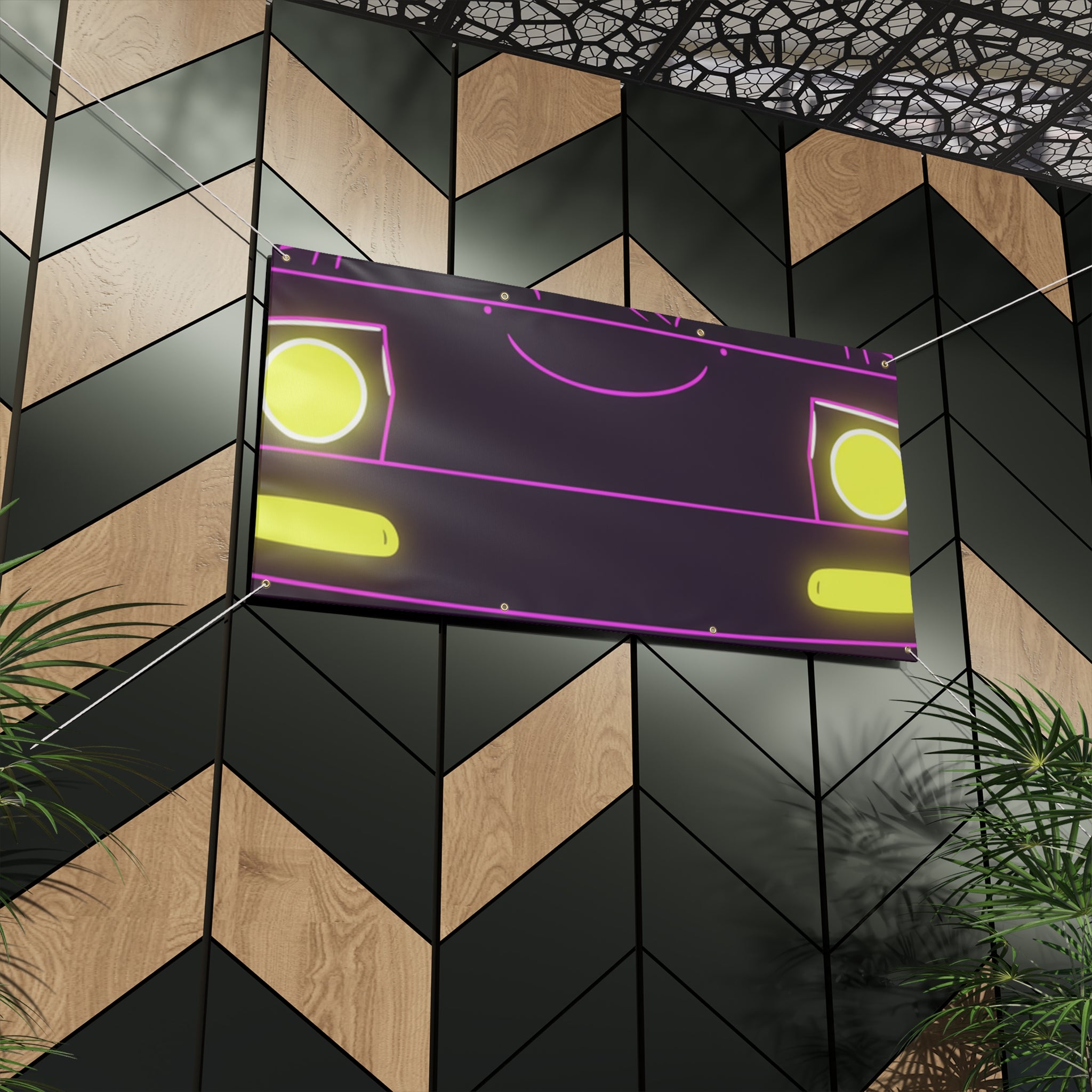 Mazda Miata NA (1989-97) Neon Synthwave Banner