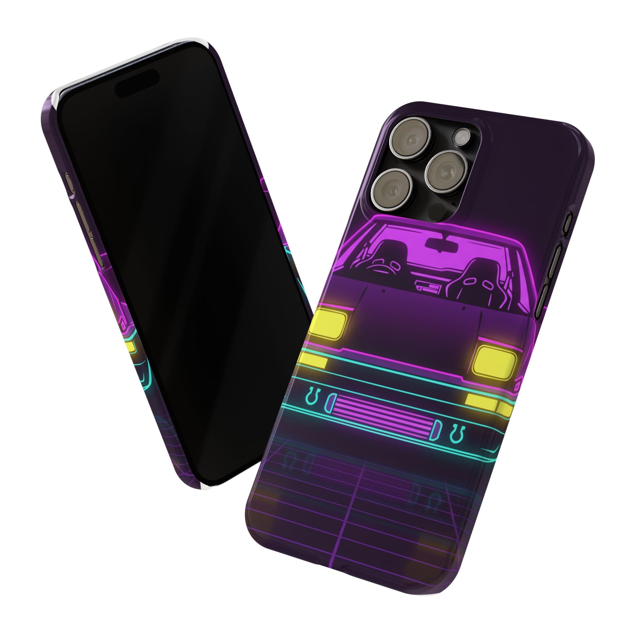 Toyota AE86 (1983-87) Neon Synthwave Phone Case