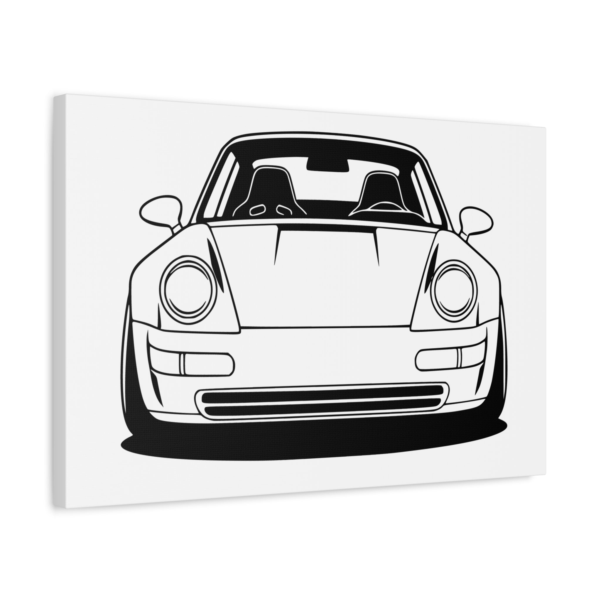 Porsche 964 Singer Canvas Wall Art