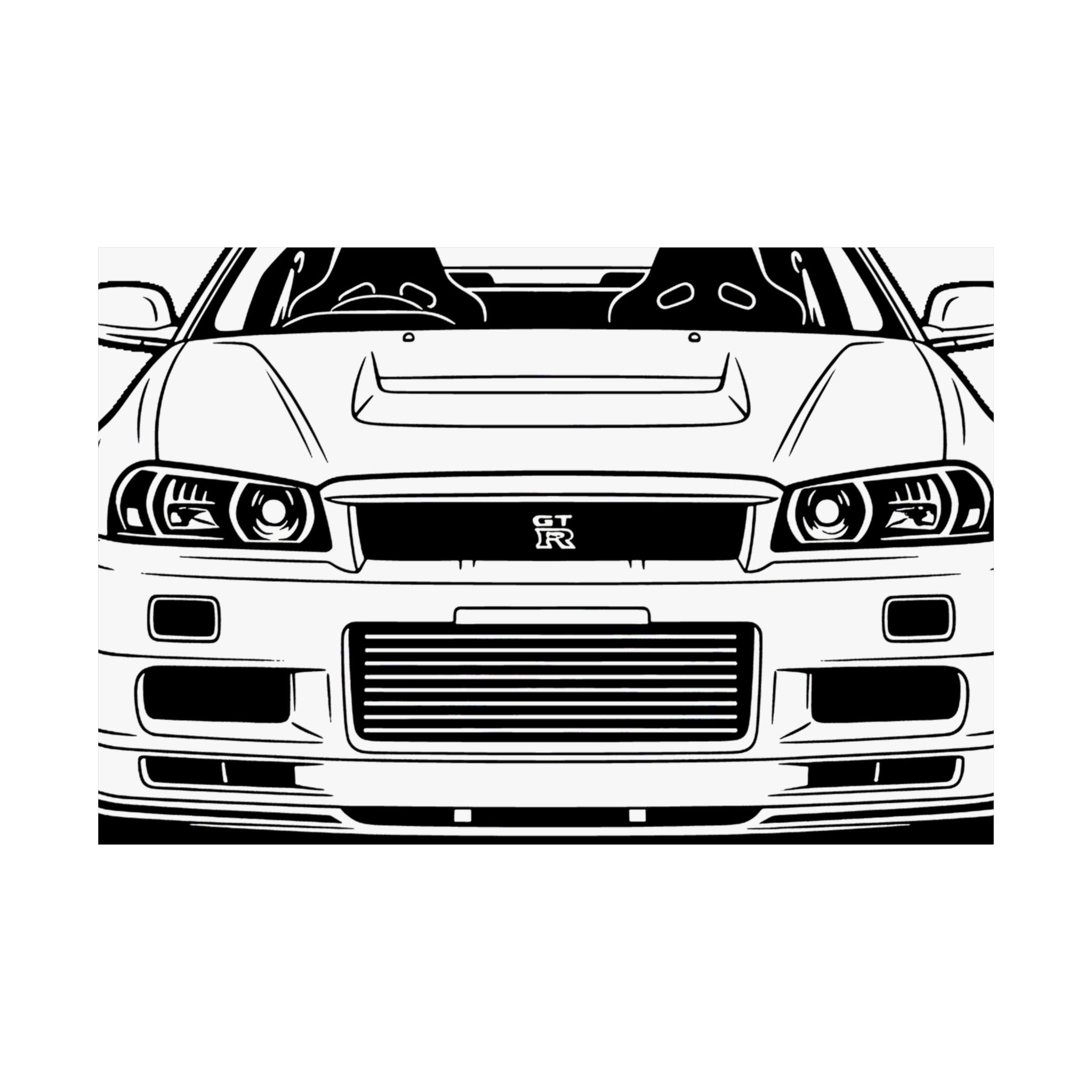 Nissan GT-R Poster
