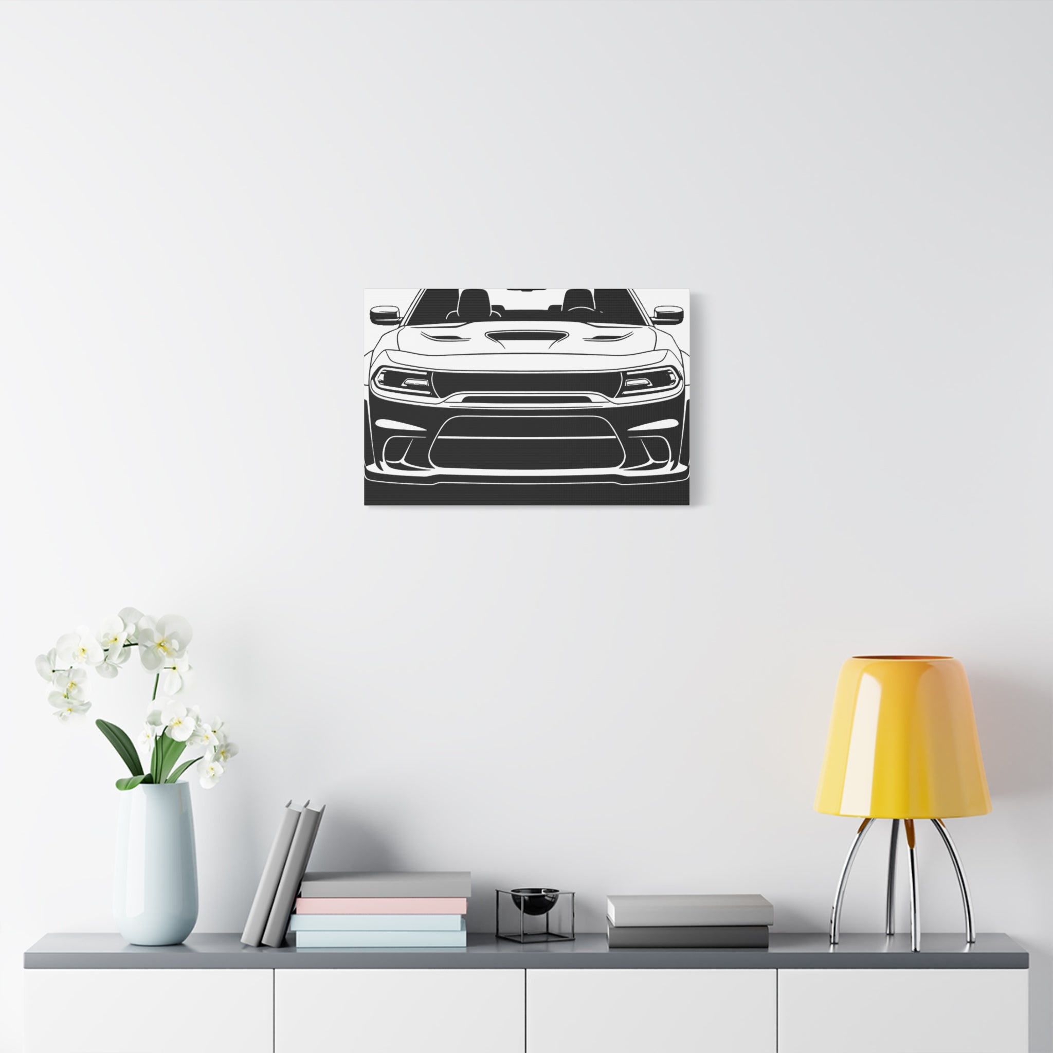 Dodge Challenger SRT Hellcat Canvas Wall Art