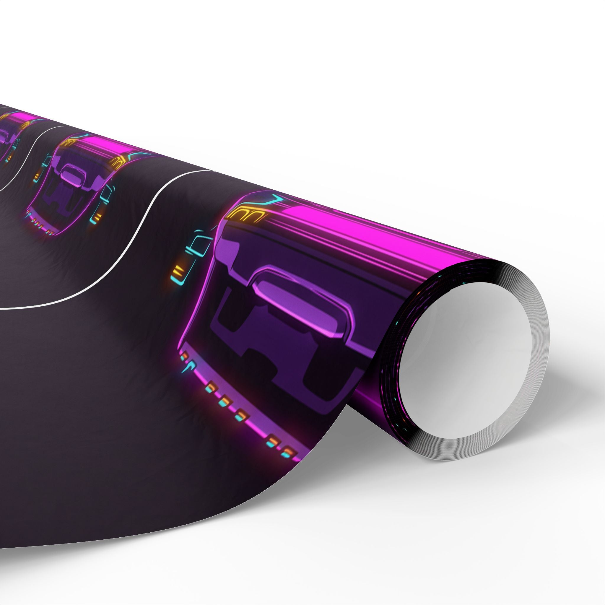 Chevy Silverado Trail Boss (2019+) Neon Synthwave Gift Wrapping Paper