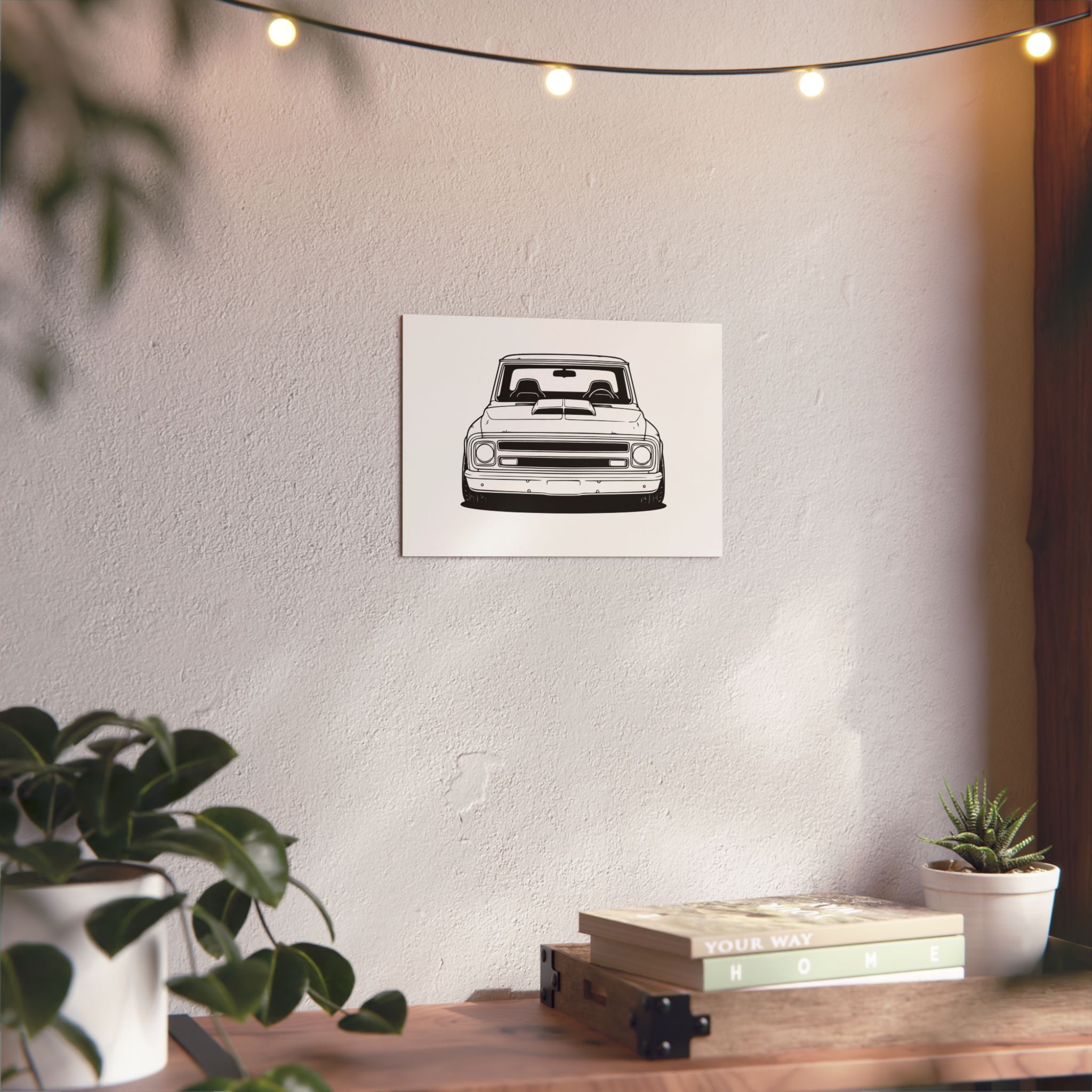 Chevy C10 Pickup (1967-72) Metal Wall Sign