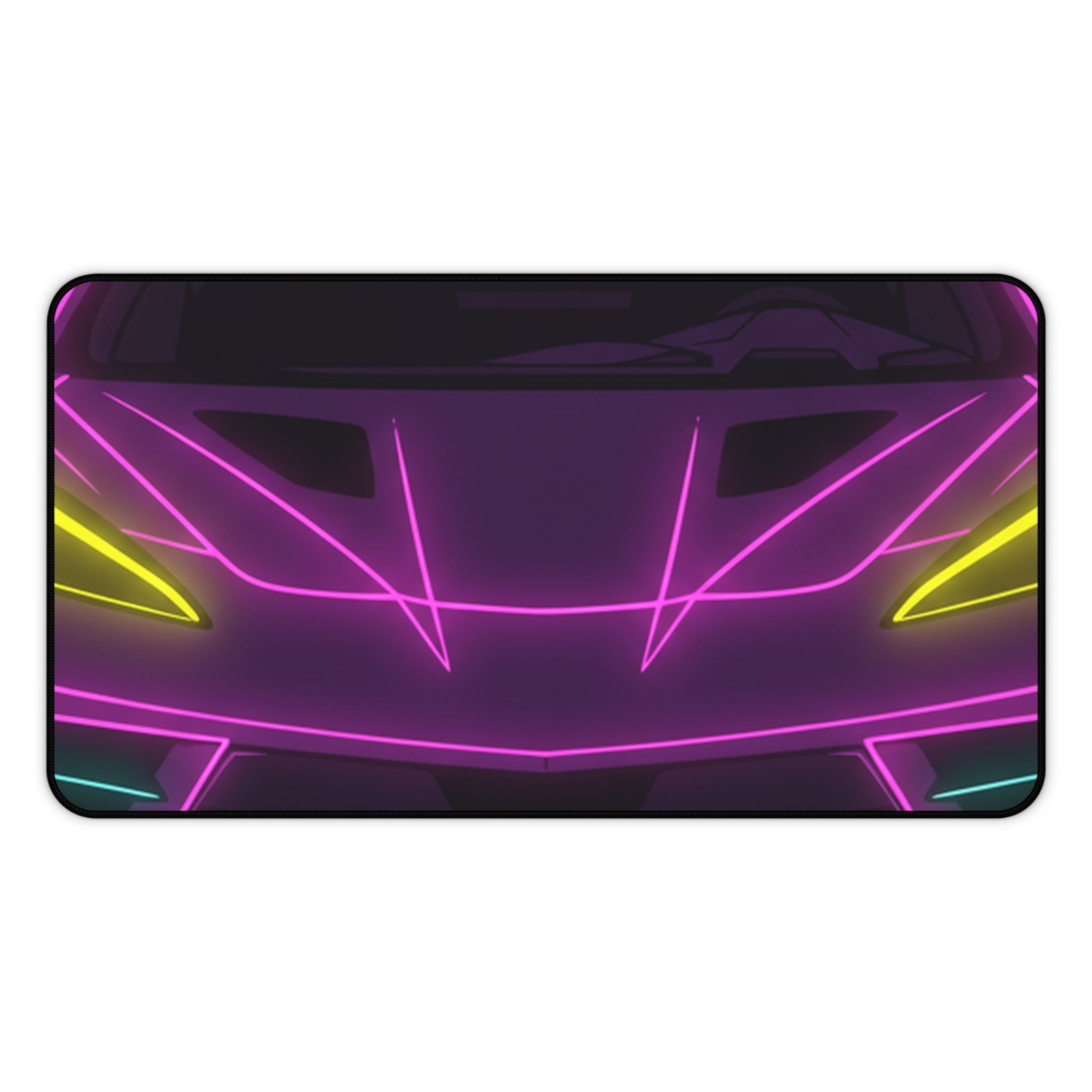 Corvette C8 (2020+) Neon Synthwave Desk Mat