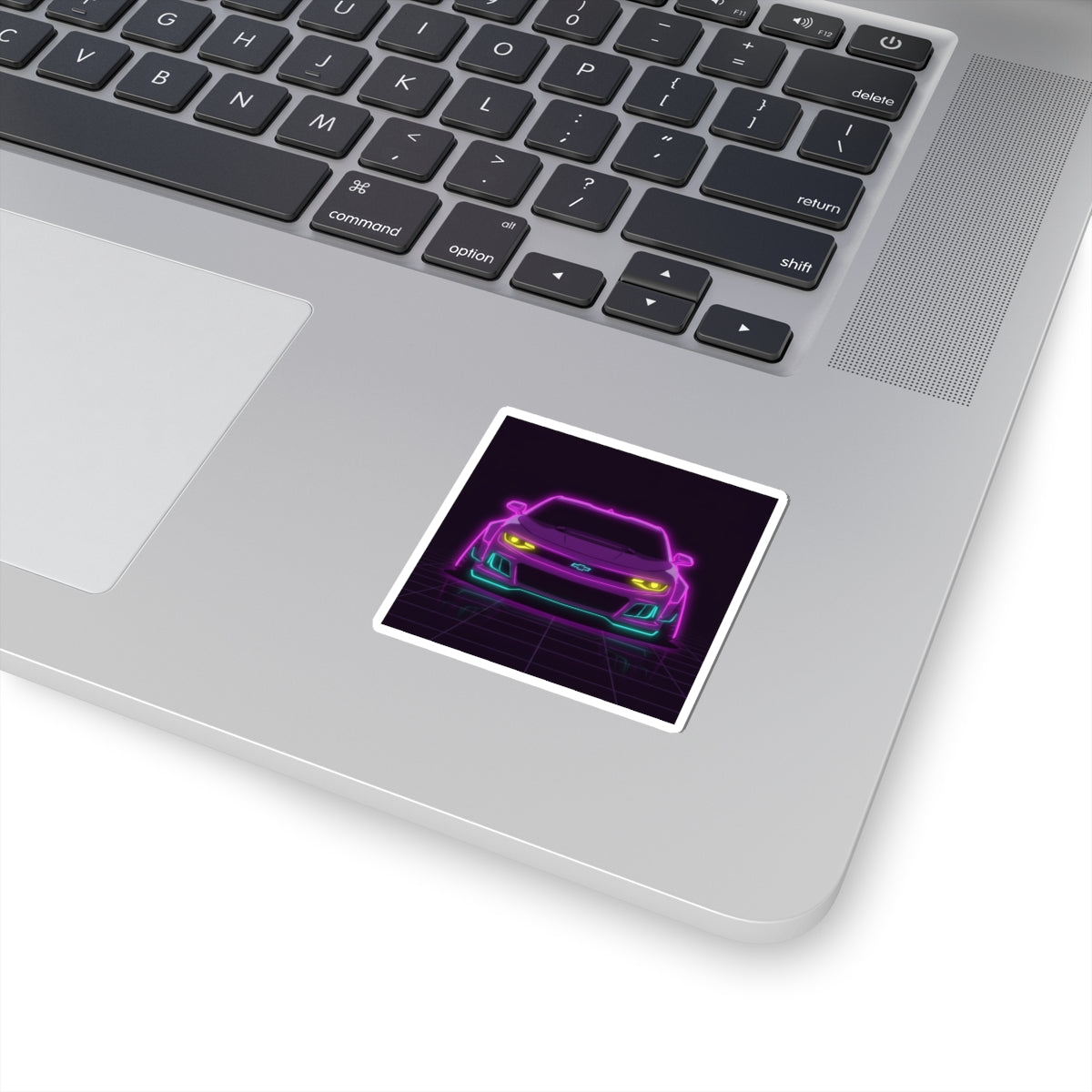 Chevrolet Camaro ZL1 Neon Synthwave Sticker