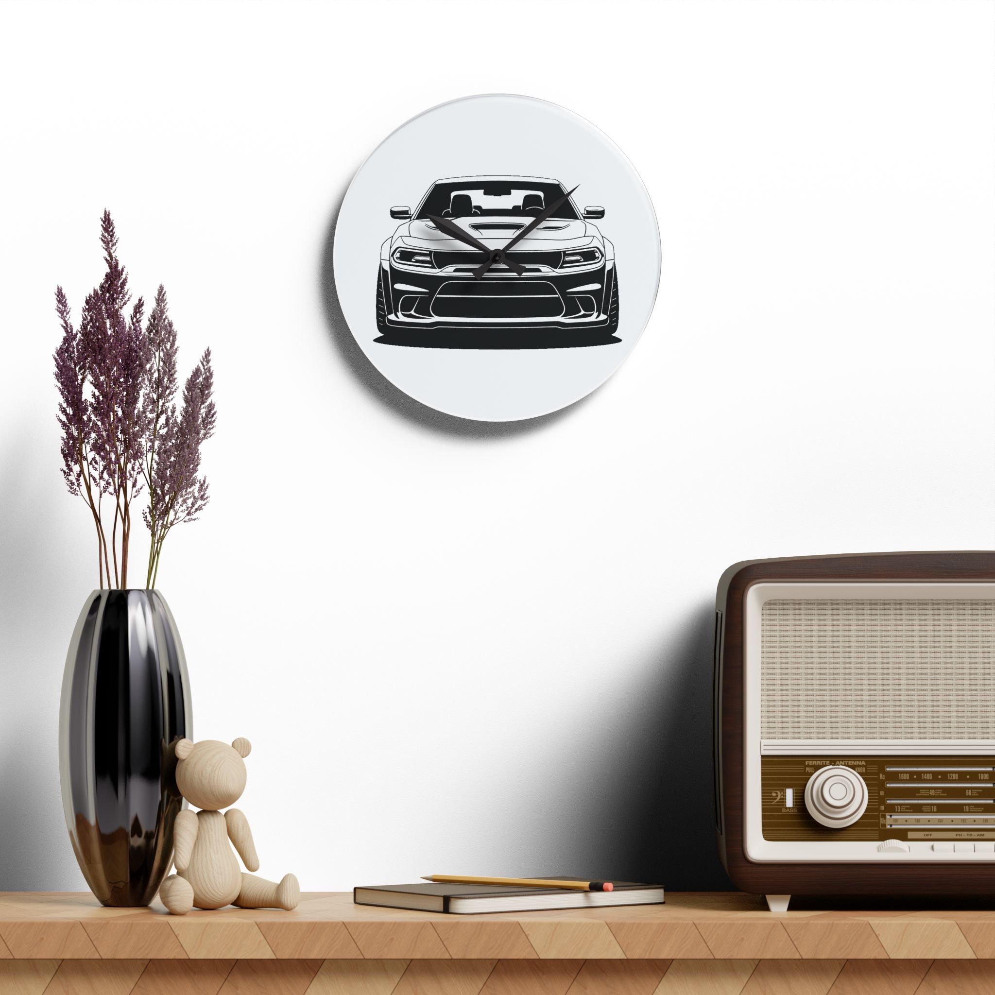Dodge Challenger SRT Hellcat Wall Clock