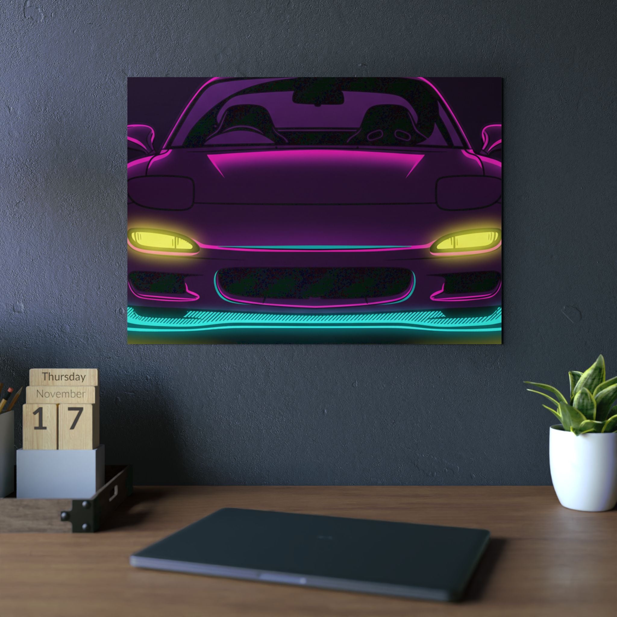 Mazda RX-7 FD Metal Wall Sign