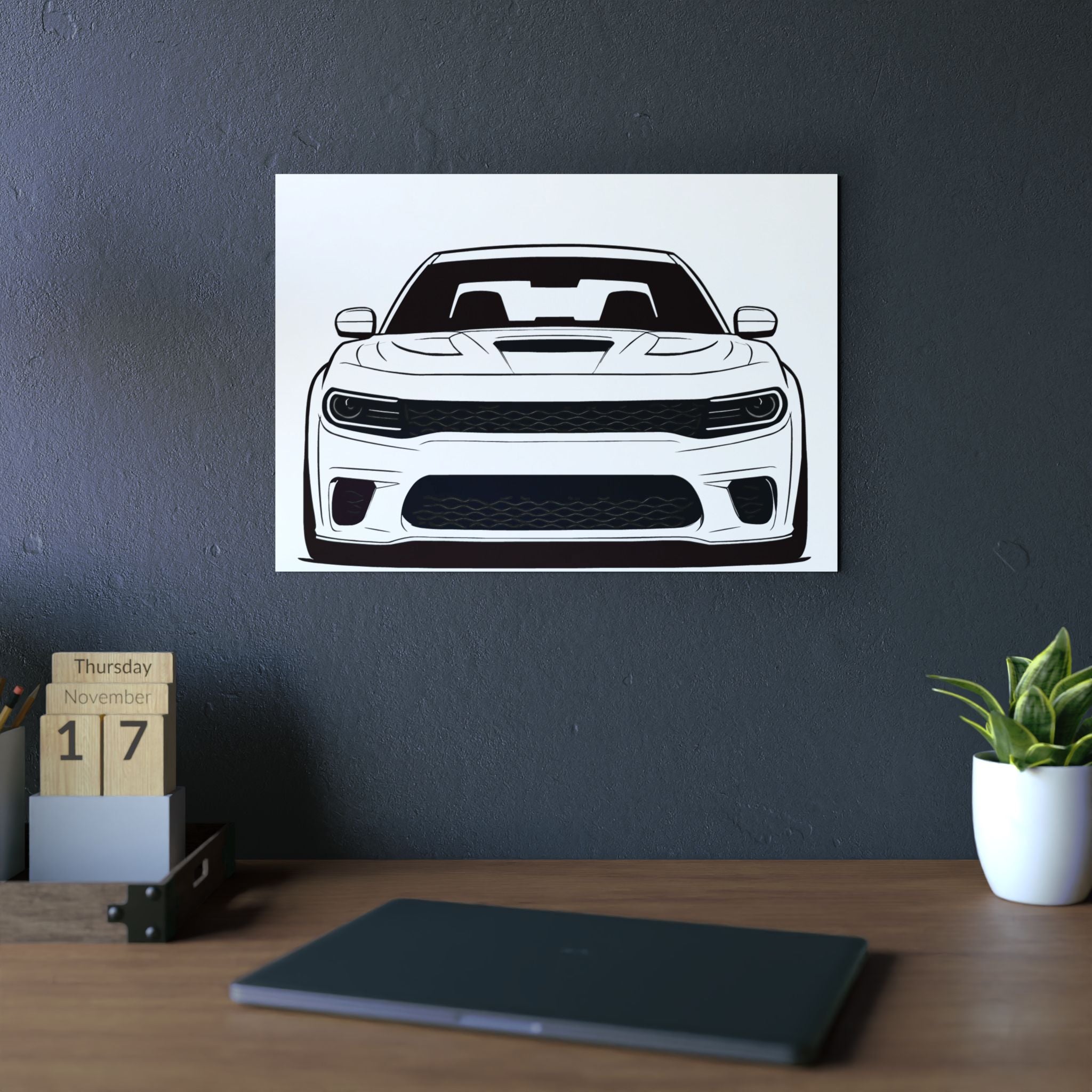 Dodge Charger SRT Hellcat | Metal Wall Sign