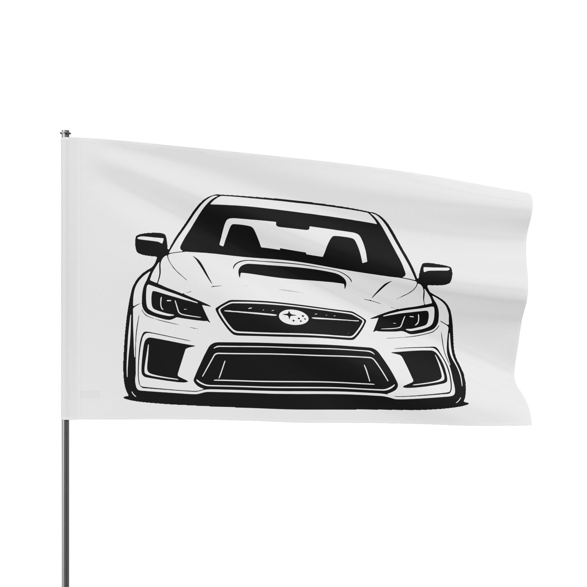 Subaru WRX STI Garage Flag