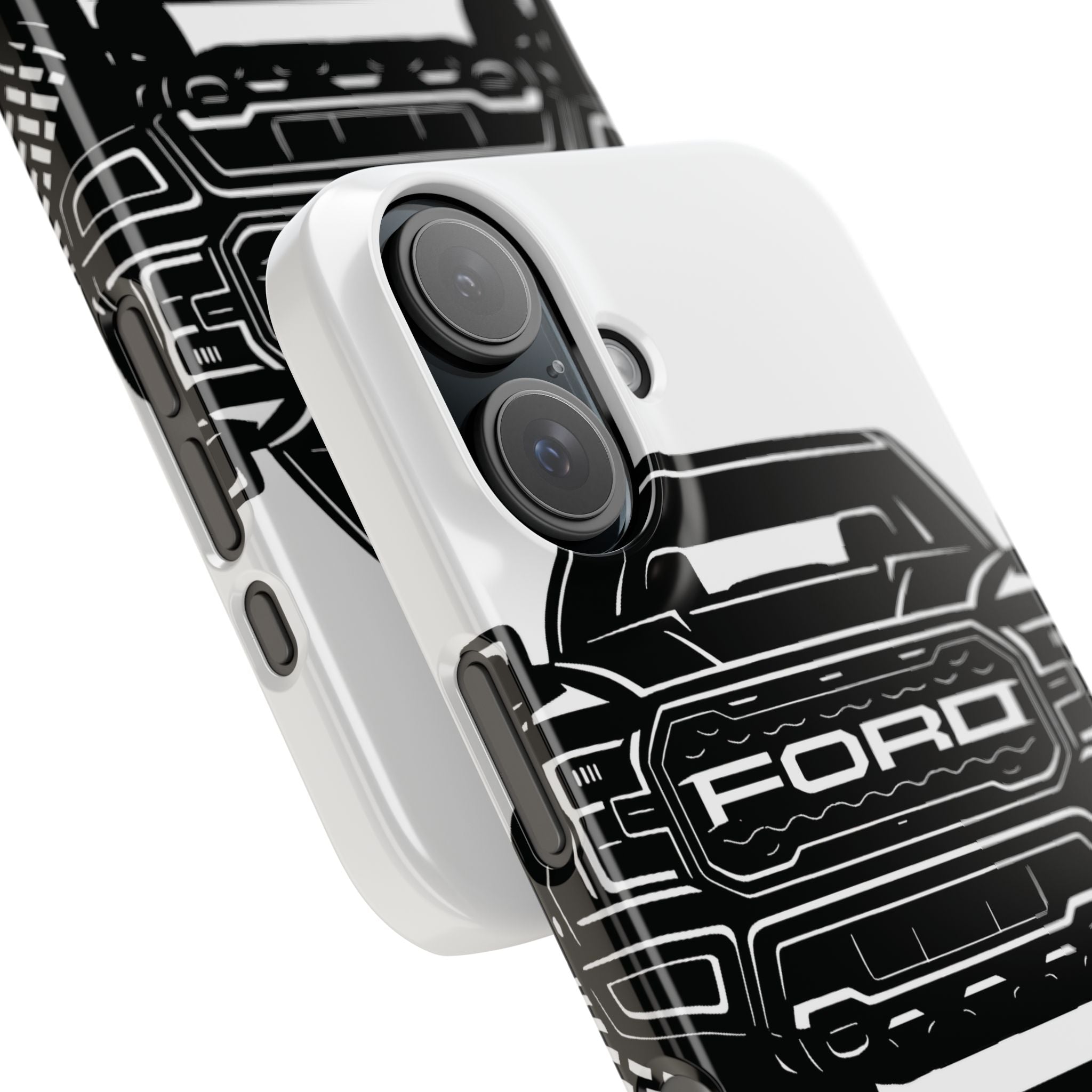 Ford Raptor (Gen 3) Slim Phone Case Greyscale