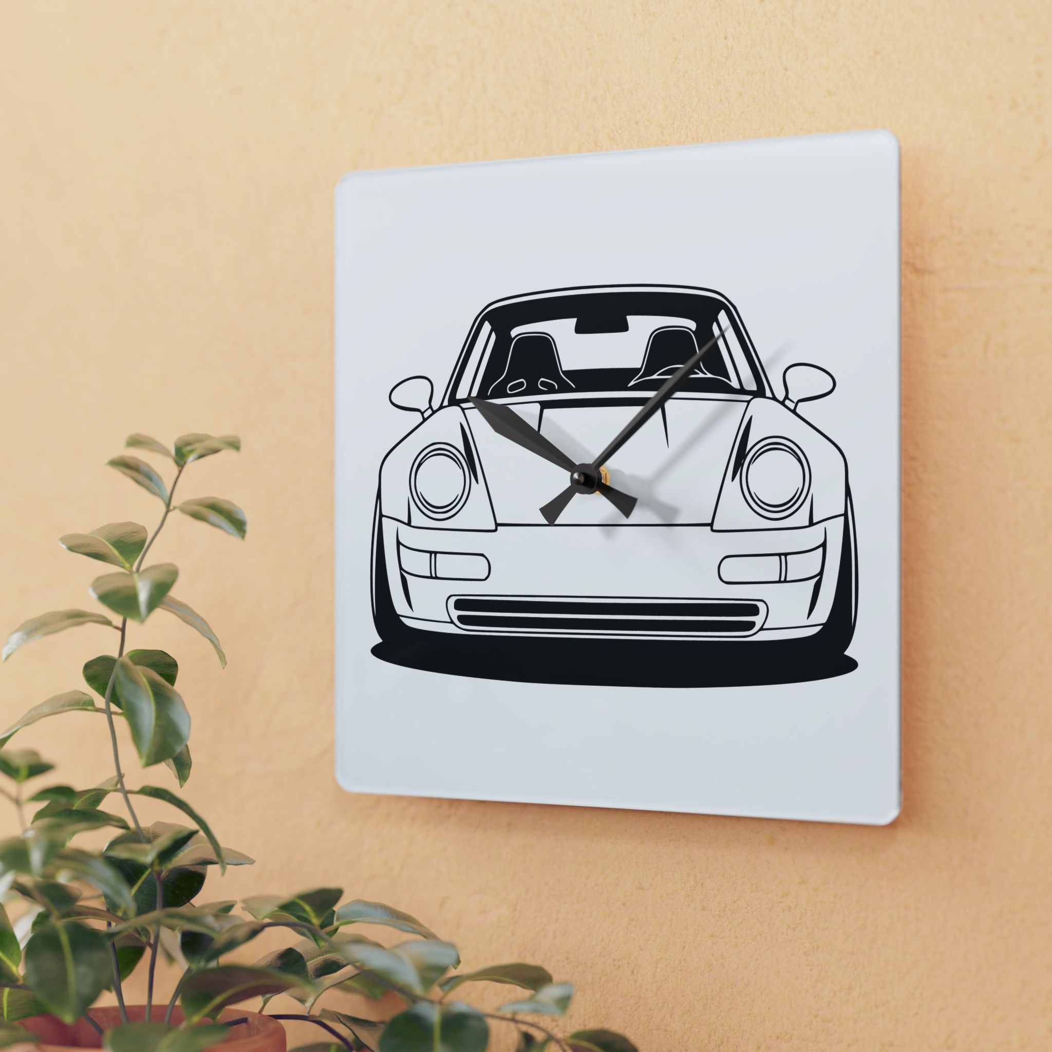 Porsche 964 Singer Wall Clock