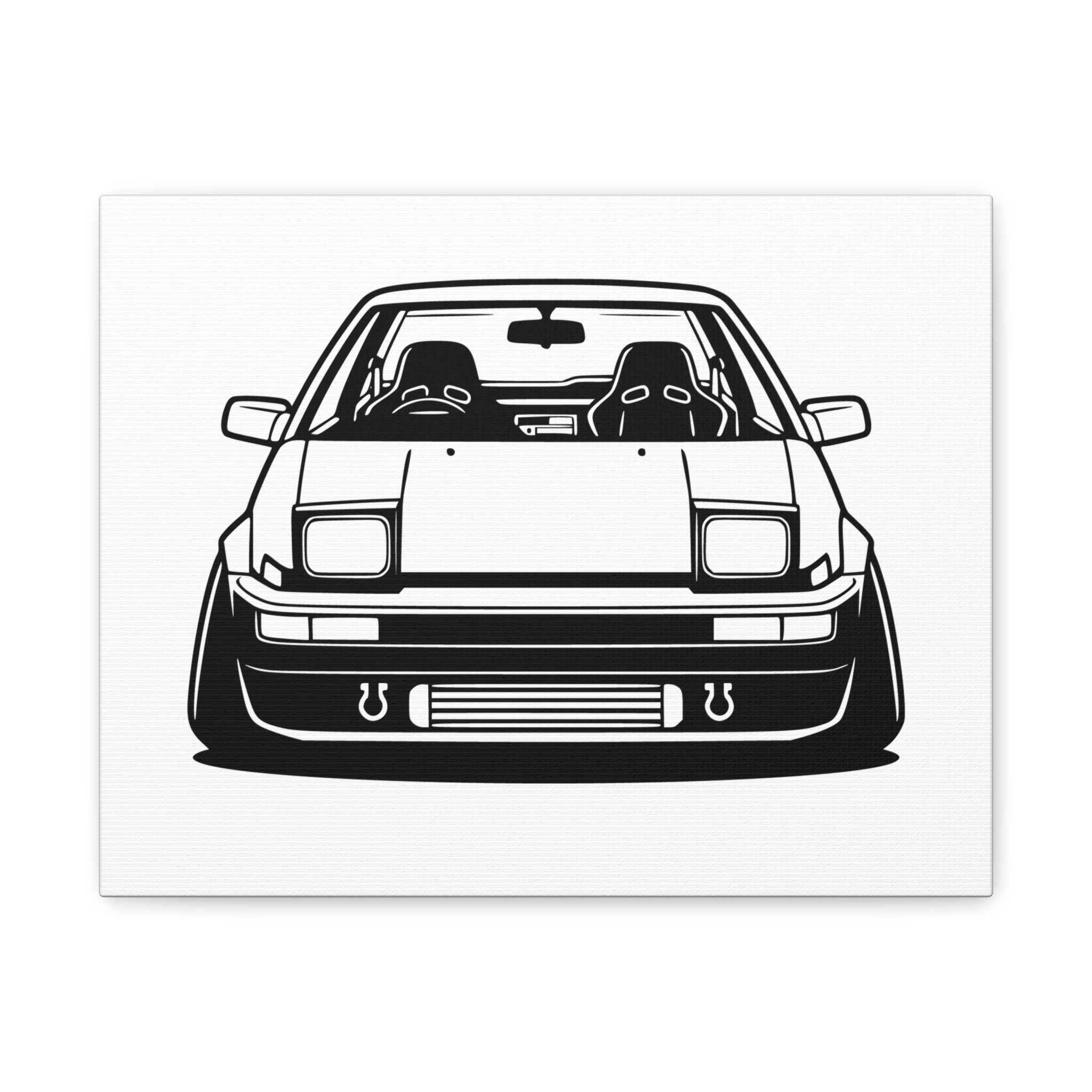 Toyota AE86 (1983-87) Canvas Wall Art