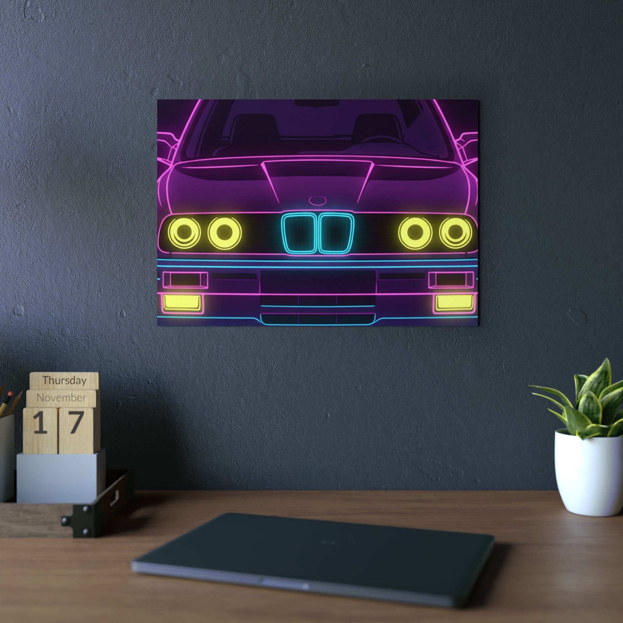BMW E30 Metal Wall Sign