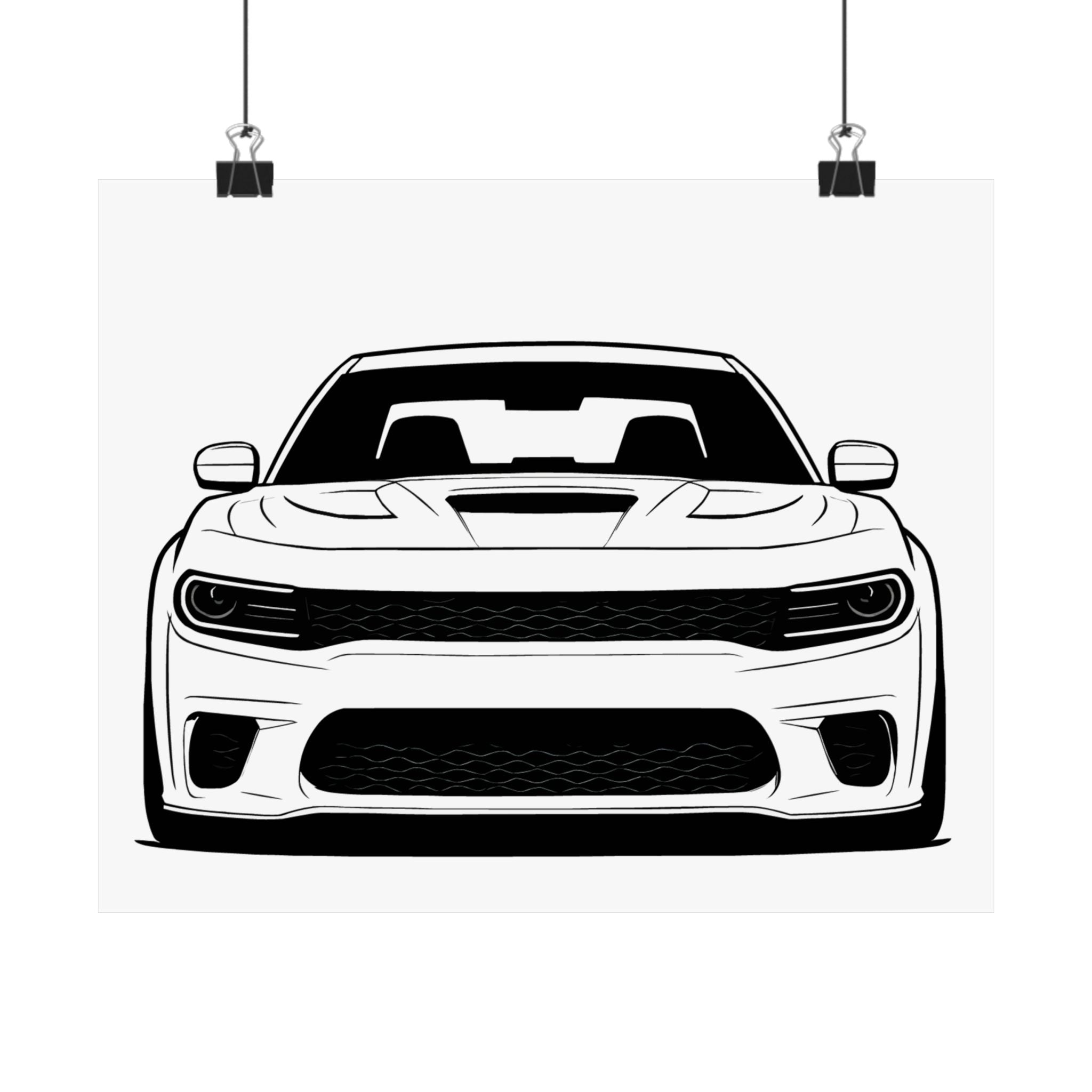 Dodge Charger SRT Hellcat Poster